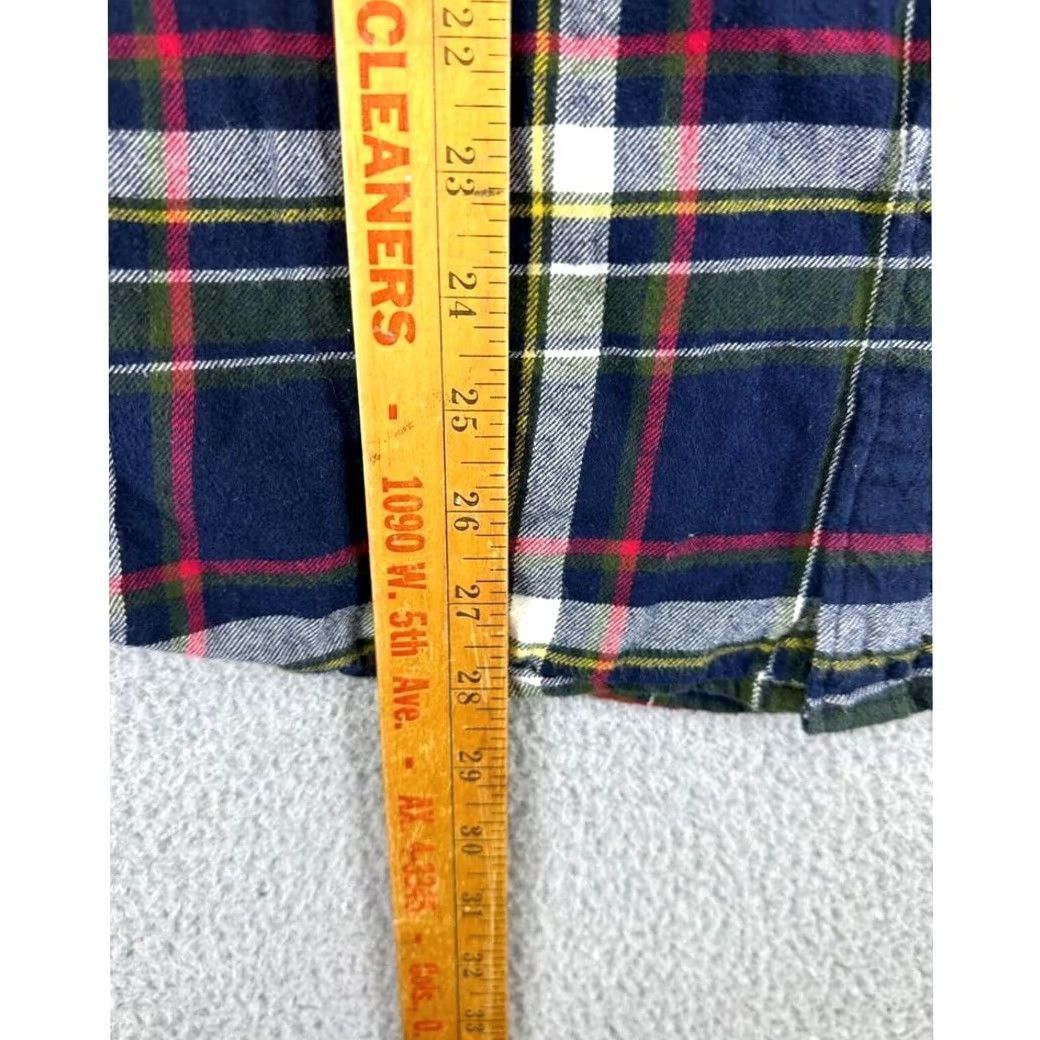 J.Crew J.CREW Flannel Shirt Mens Large Multicolor Plaid Button Down Pockets Slim Outdoor/Workwear Shirt Size US L / EU 52-54 / 3 - 8 Thumbnail