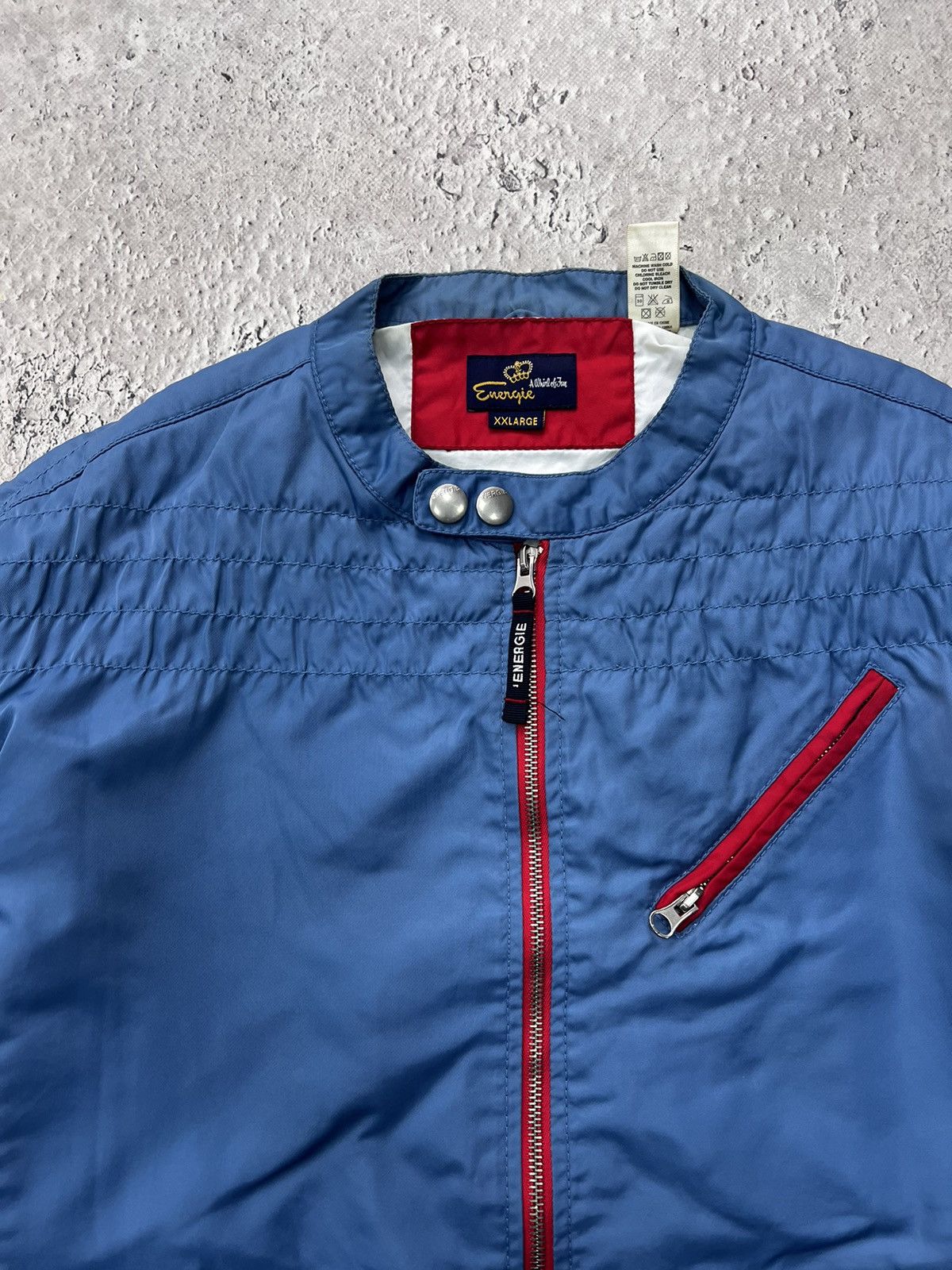 Diesel × If Six Was Nine × Le Grande Bleu (L.G.B.) VINTAGE RACING Y2K ENERGIE MAISON MARGIELA STYLE JACKET Size US XL / EU 56 / 4 - 7 Thumbnail