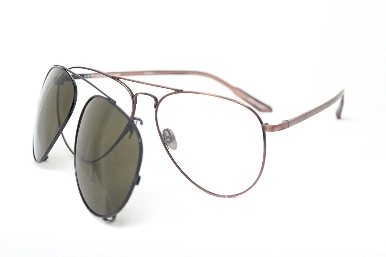 Kris Van Assche Sunglasses Bronze and Brown
