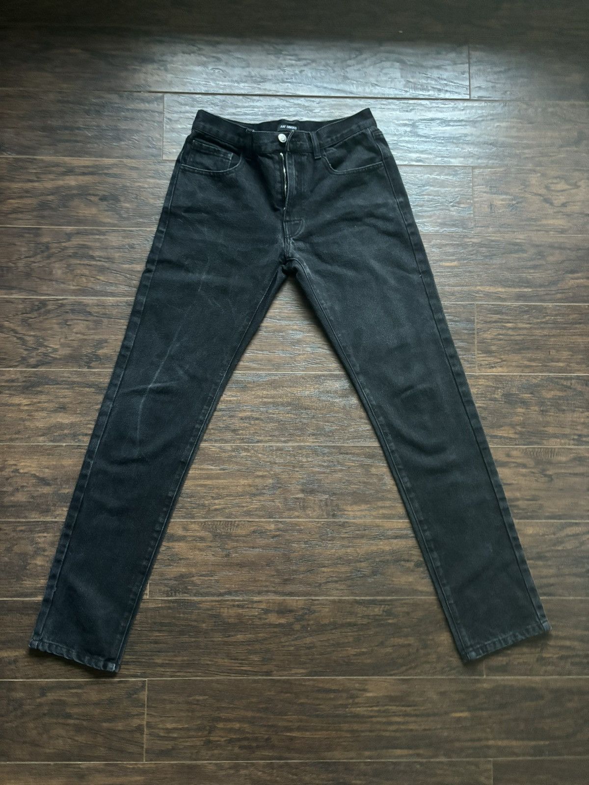 Raf Simons Raf Simons Walk With Me Black Jeans Size US 30 / EU 46 - 2 Thumbnail
