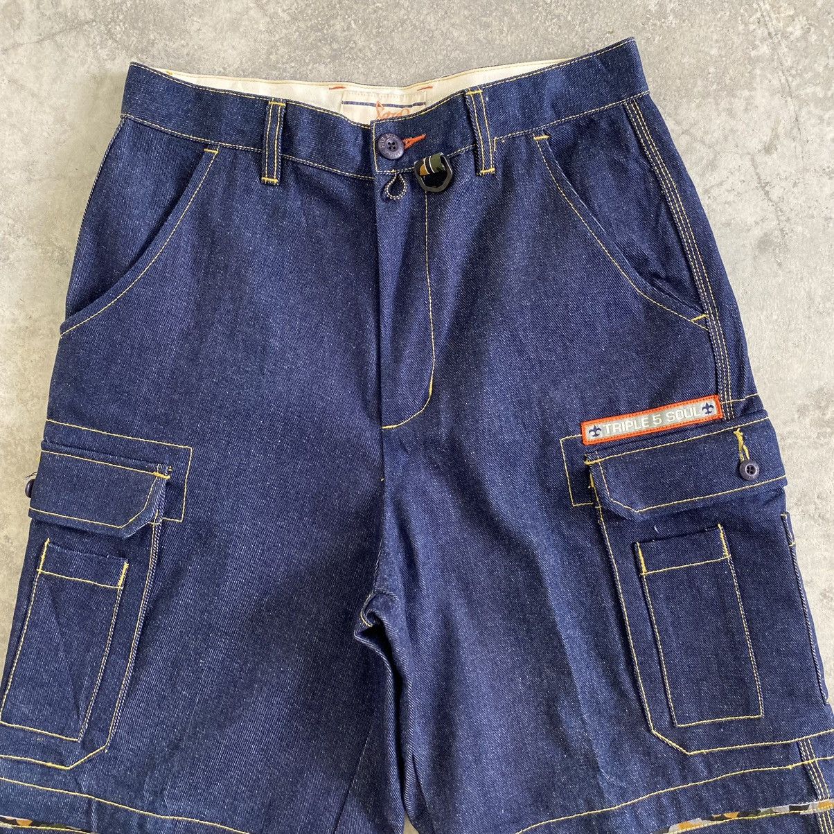 Triple 5 Soul VTG Y2K Triple 5 Soul Convertible Cargo Baggy Jeans Size US 30 / EU 46 - 6 Thumbnail