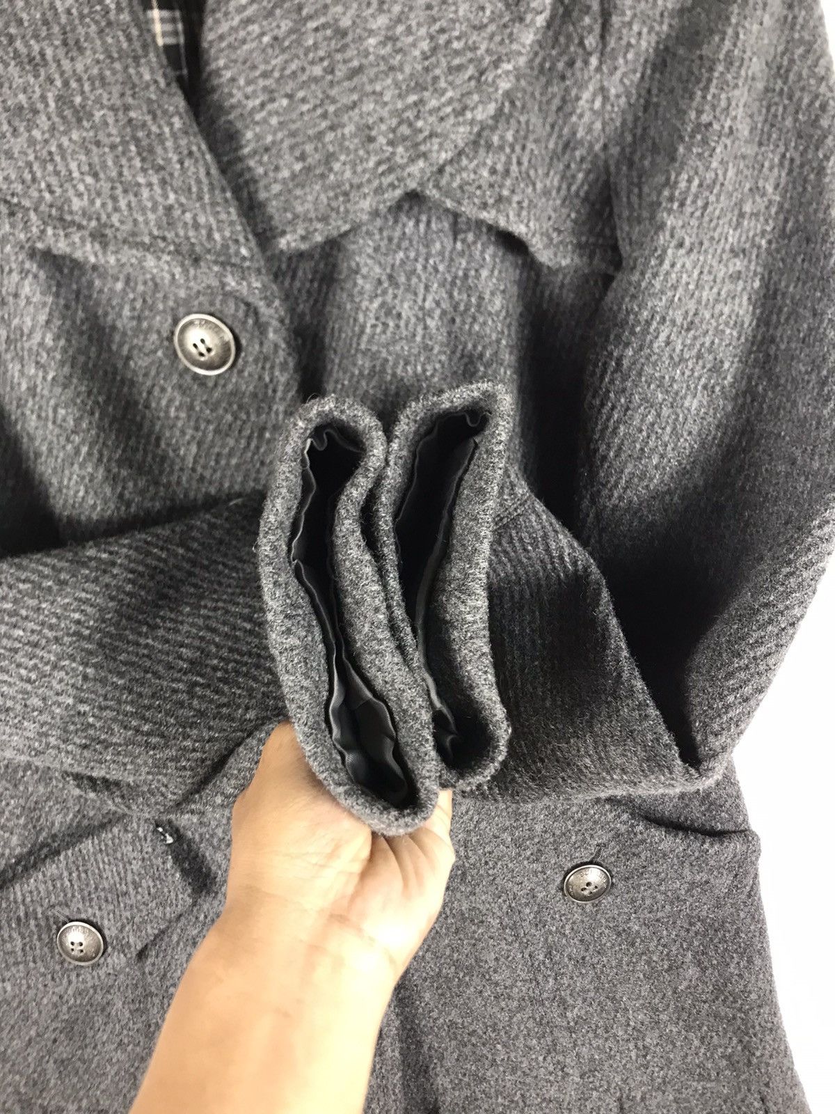 Burberry ⚡️Vintage Burberry Blue Label Klassisk Wool Button Jacket Size XS / US 0-2 / IT 36-38 - 8 Thumbnail