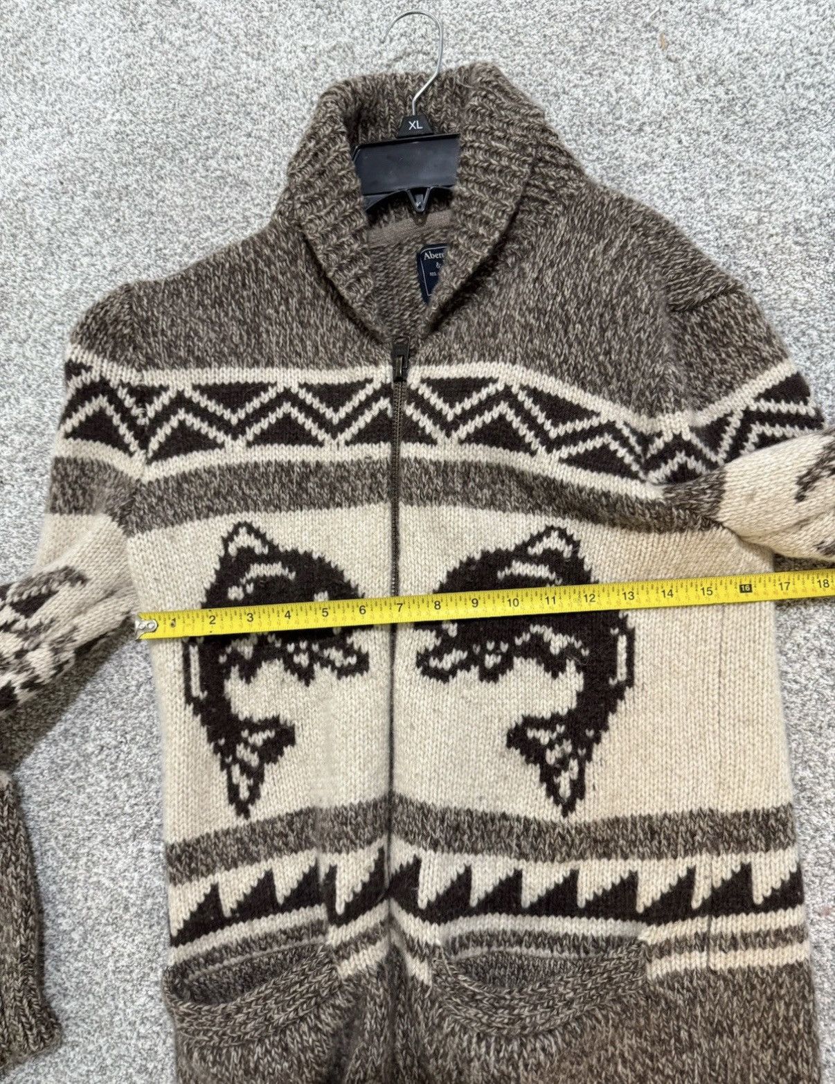 Abercrombie & Fitch Abercrombie and Fitch Sweater Mens Small Cable Fisherman Size US S / EU 44-46 / 1 - 5 Thumbnail