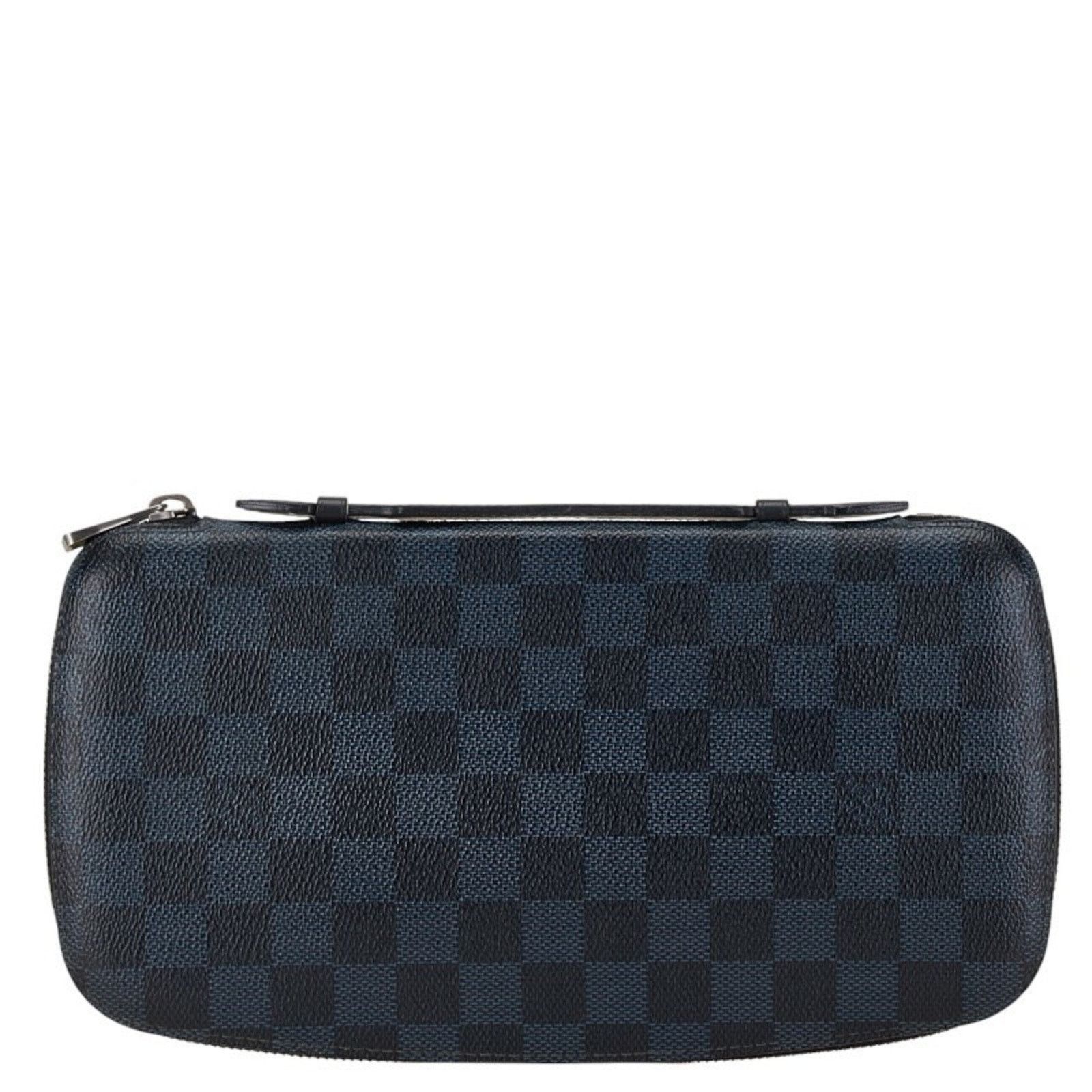 Louis Vuitton Blue Canvas Zippy Xl
