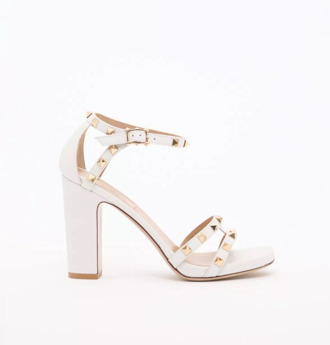 Valentino Rockstud Elk Print 100mm Sandals SIZE 38