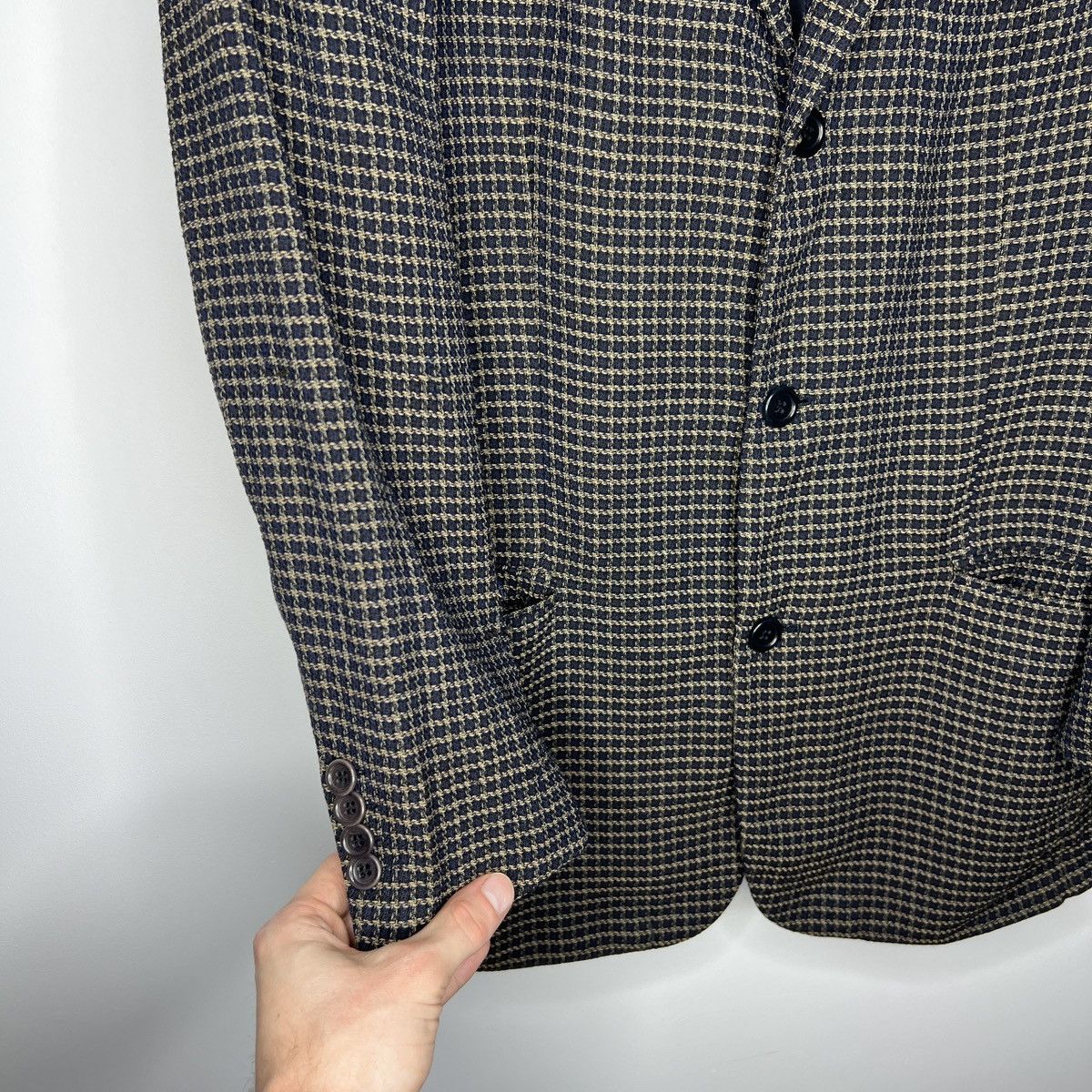 Hugo Boss × Loro Piana × Vintage Vintage Hugo Boss ing Loro Piana Wool cashmere Blazer Size 38R - 5 Thumbnail