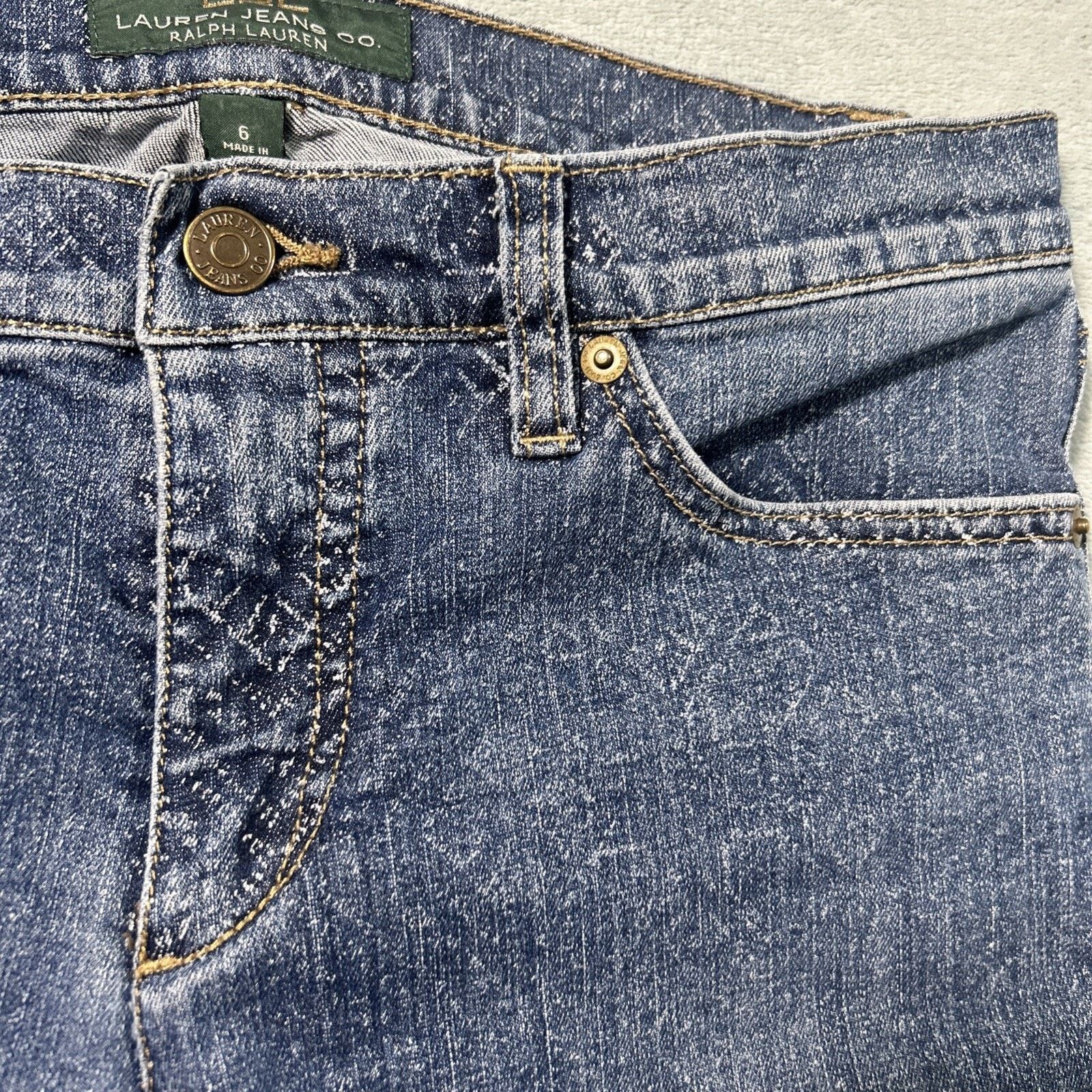 Lauren Ralph Lauren Polo Lauren Ralph Lauren Straight Jeans 6 30x29 Skinny Slim Size 28" / US 6 / IT 42 - 13 Thumbnail