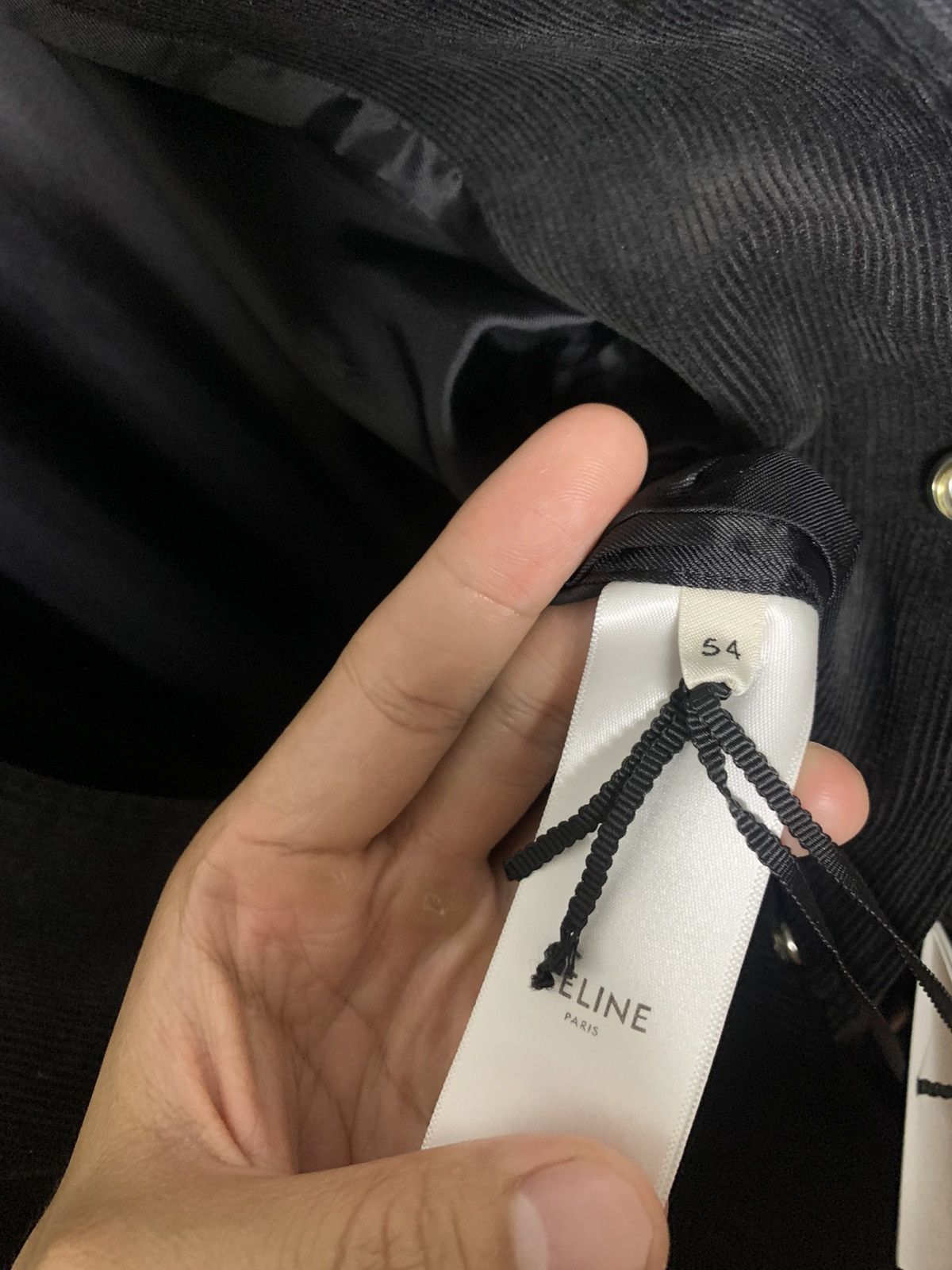 Celine Celine 2024FW Black Corduroy teddy jacket Size US L / EU 52-54 / 3 - 5 Thumbnail