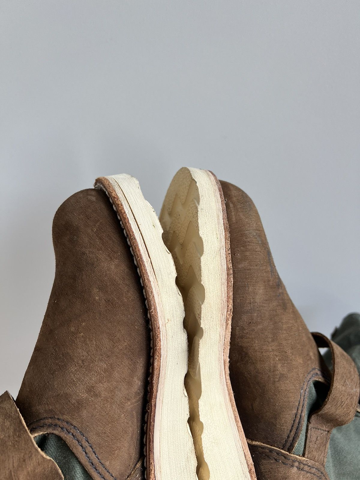 Red Wing × Vintage Vintage Red Wing 2980 Suede Brown Boots Shoes Size US 5 / EU 37 - 9 Thumbnail