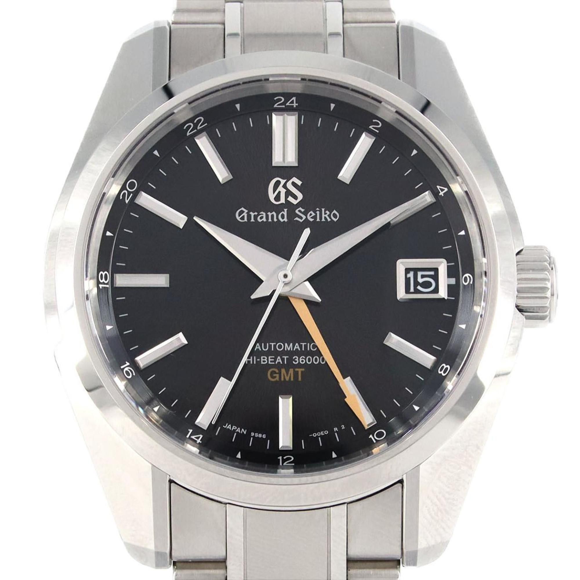 Seiko Seiko Grand Heritage Collection Mechanical Hi-Beat GMT 9S86-00S0 SBGJ265 SS Wristwatch Automatic Size ONE SIZE - 1 Thumbnail