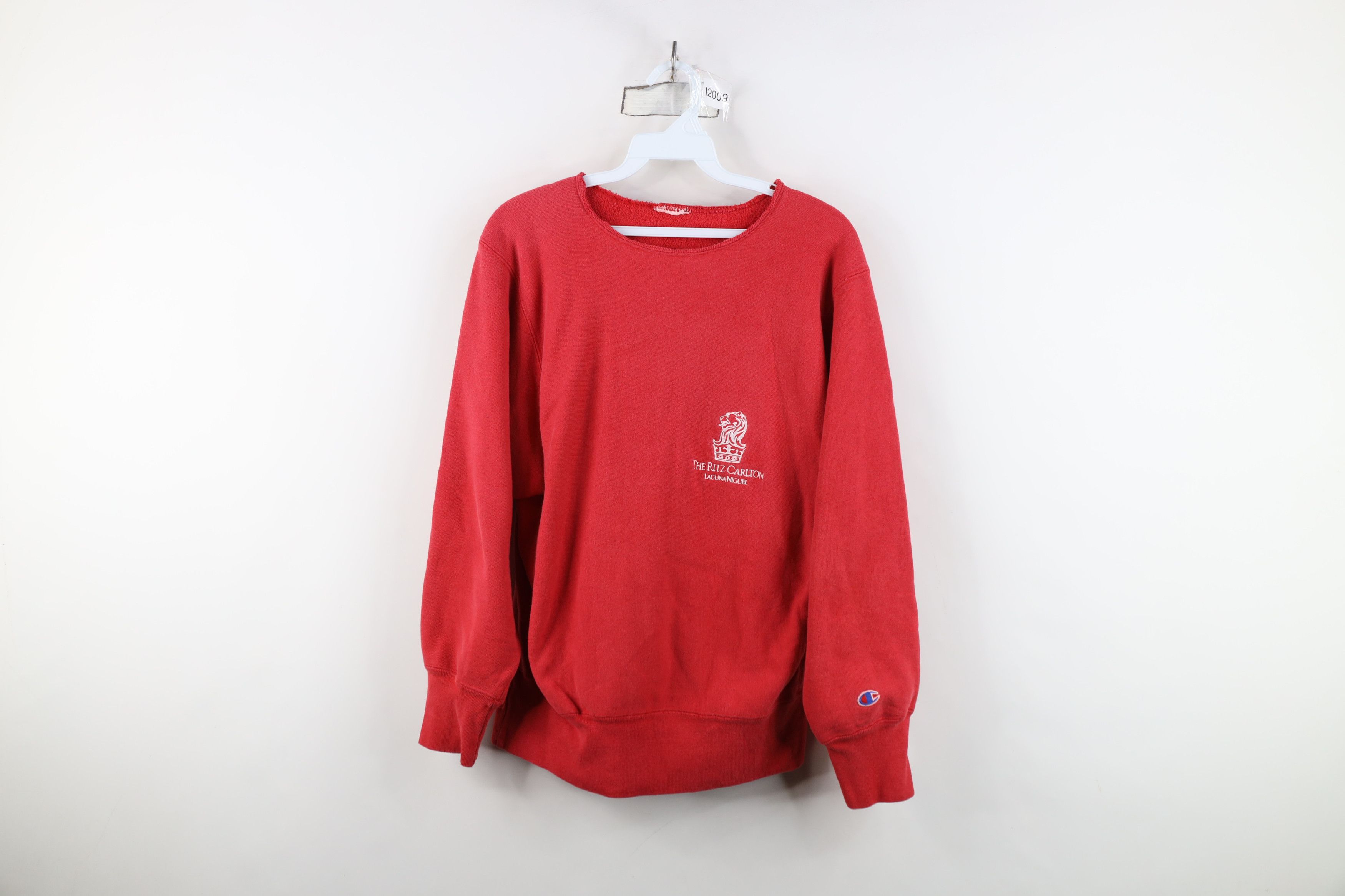 Vintage 80s Champion Reverse Weave Sweatshirt Red USA