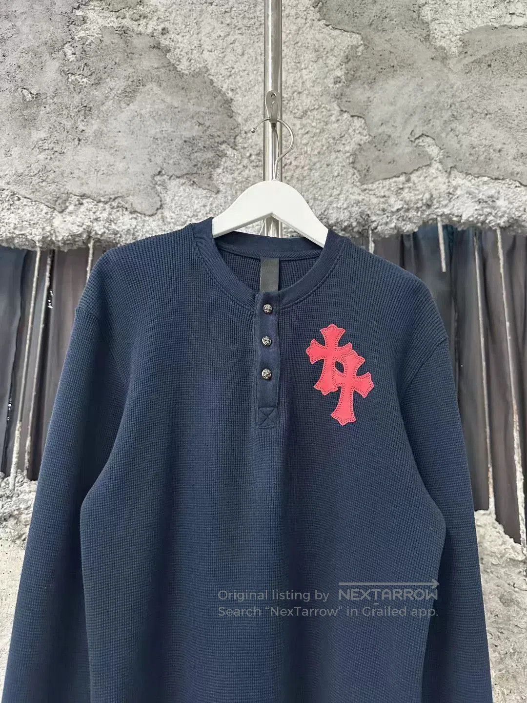 Chrome Hearts chrome hearts long sleeve waffle shirt. Size US S / EU 44-46 / 1 - 3 Thumbnail