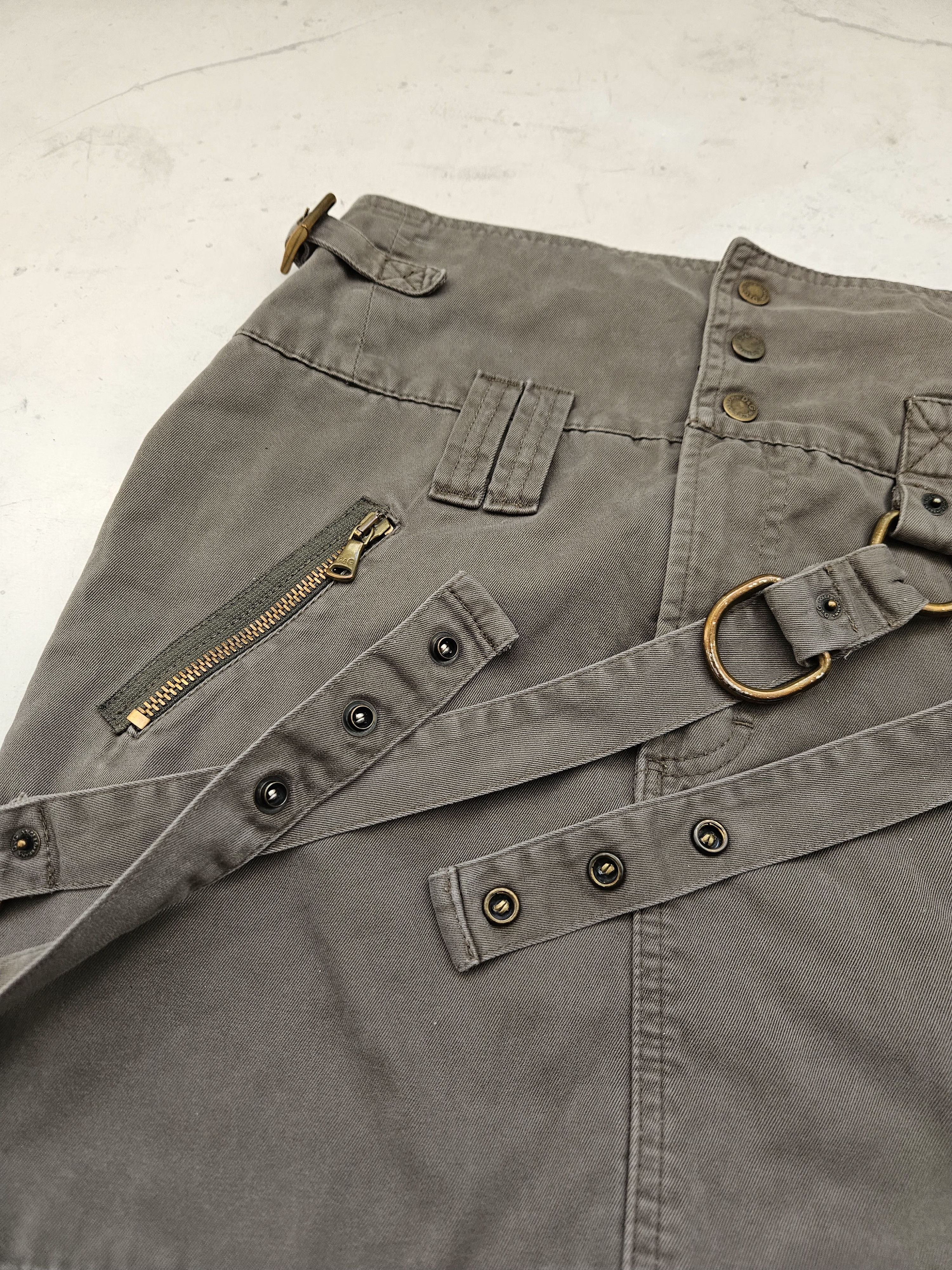 Dolce & Gabbana Archive y2k Dolce Gabbana bondage side zip skirt Size 28" / US 6 / IT 42 - 8 Thumbnail