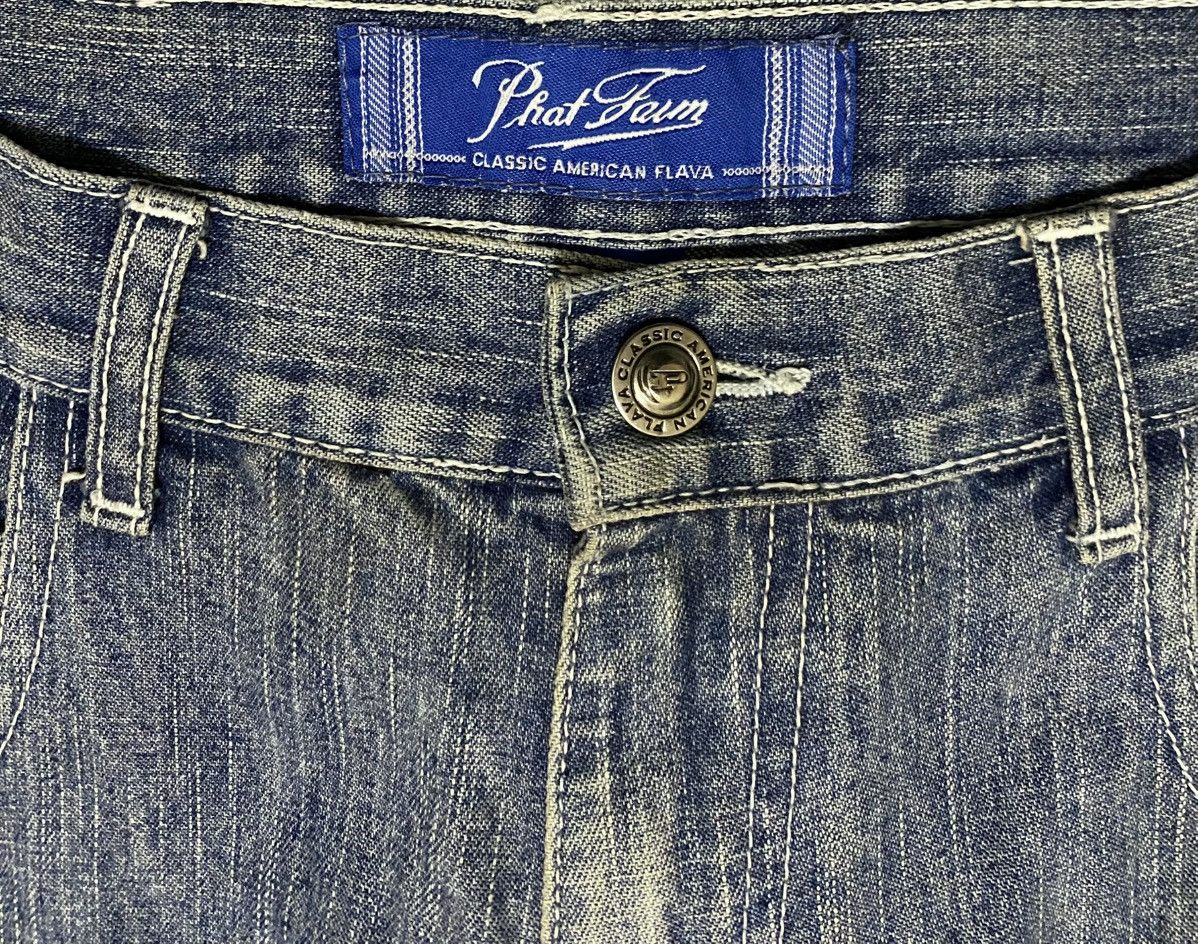 Phat Farm Rare Design Vintage Brand HipHop Phat Farm Baggy Jeans 1990s Size US 30 / EU 46 - 11 Thumbnail