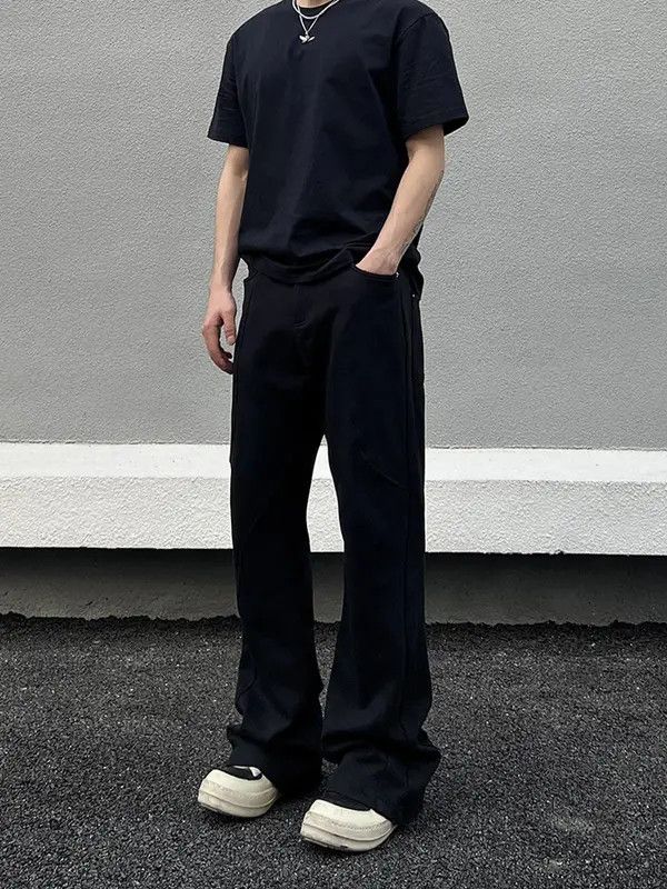 VIBE Black Wide Leg Pants Size US 32 / EU 48 - 3 Thumbnail