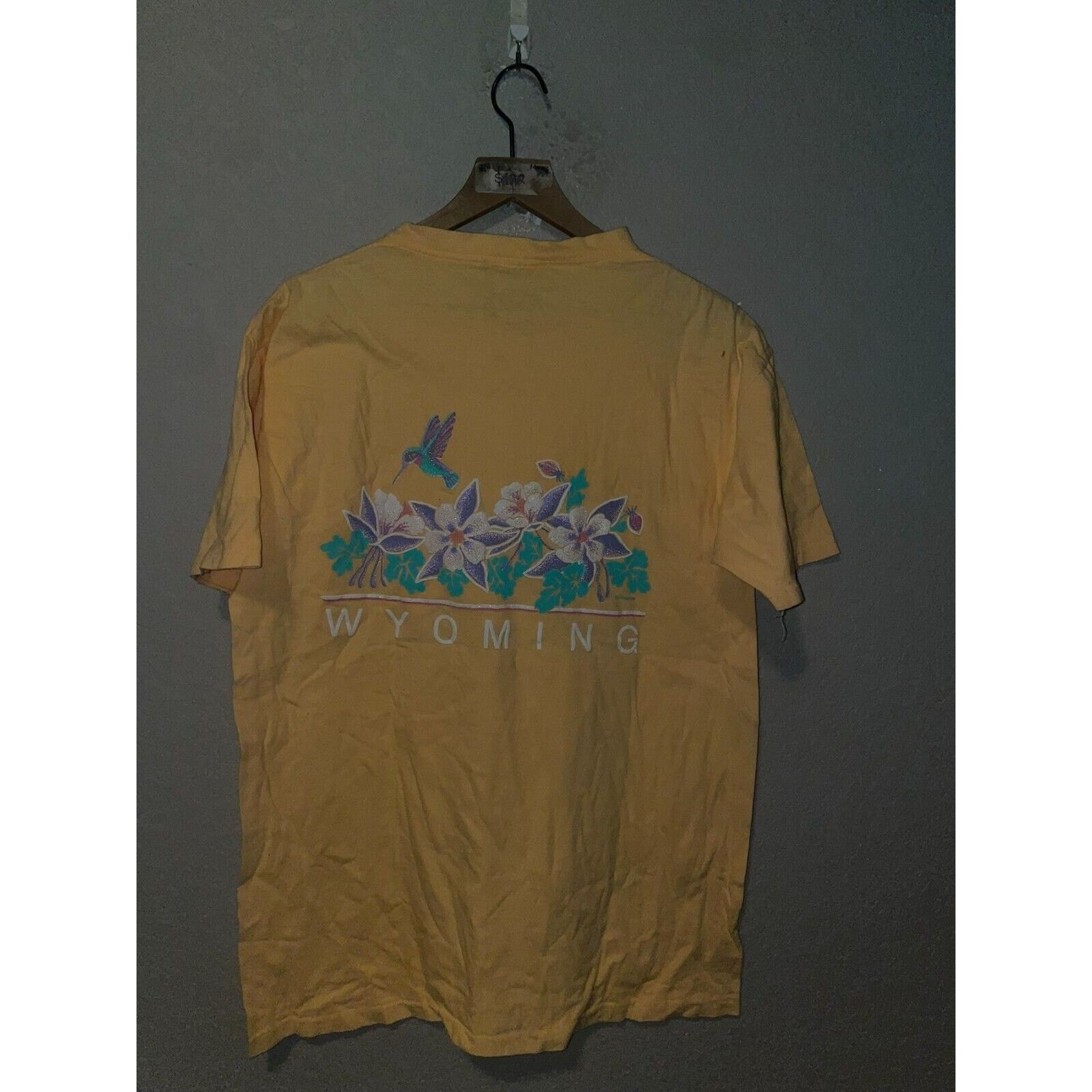 Vintage Vintage Test Print Shirt 90s Utah Wyoming Yellow Tee VTG L Size US L / EU 52-54 / 3 - 9 Thumbnail