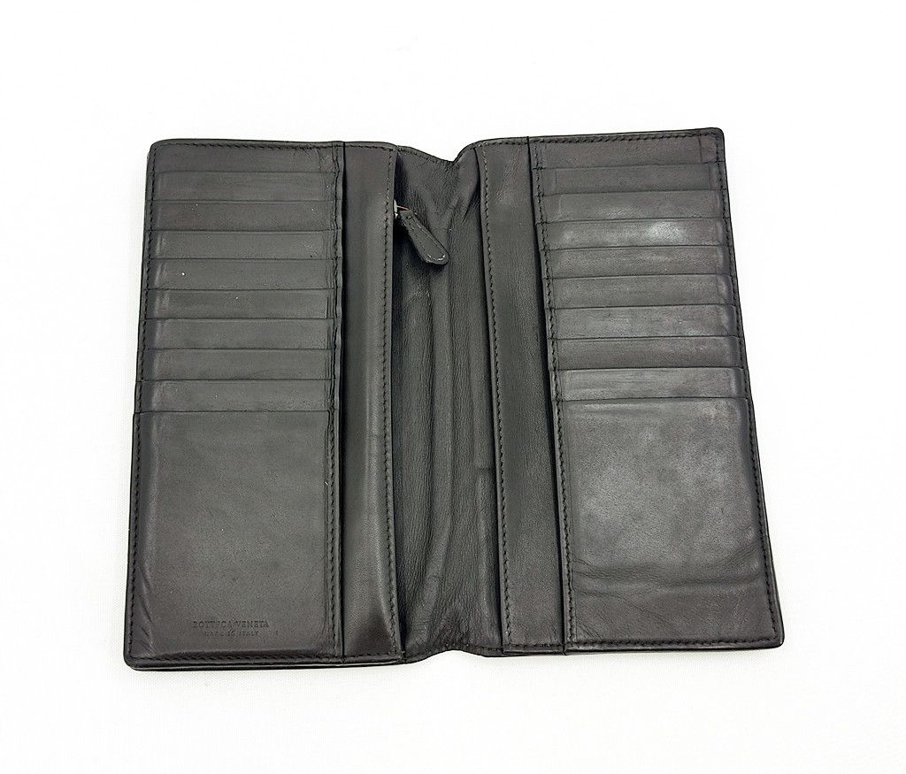 Bottega Veneta BOTTEGA VENETA vintage intrecciato woven long wallet A100 Size ONE SIZE - 3 Thumbnail