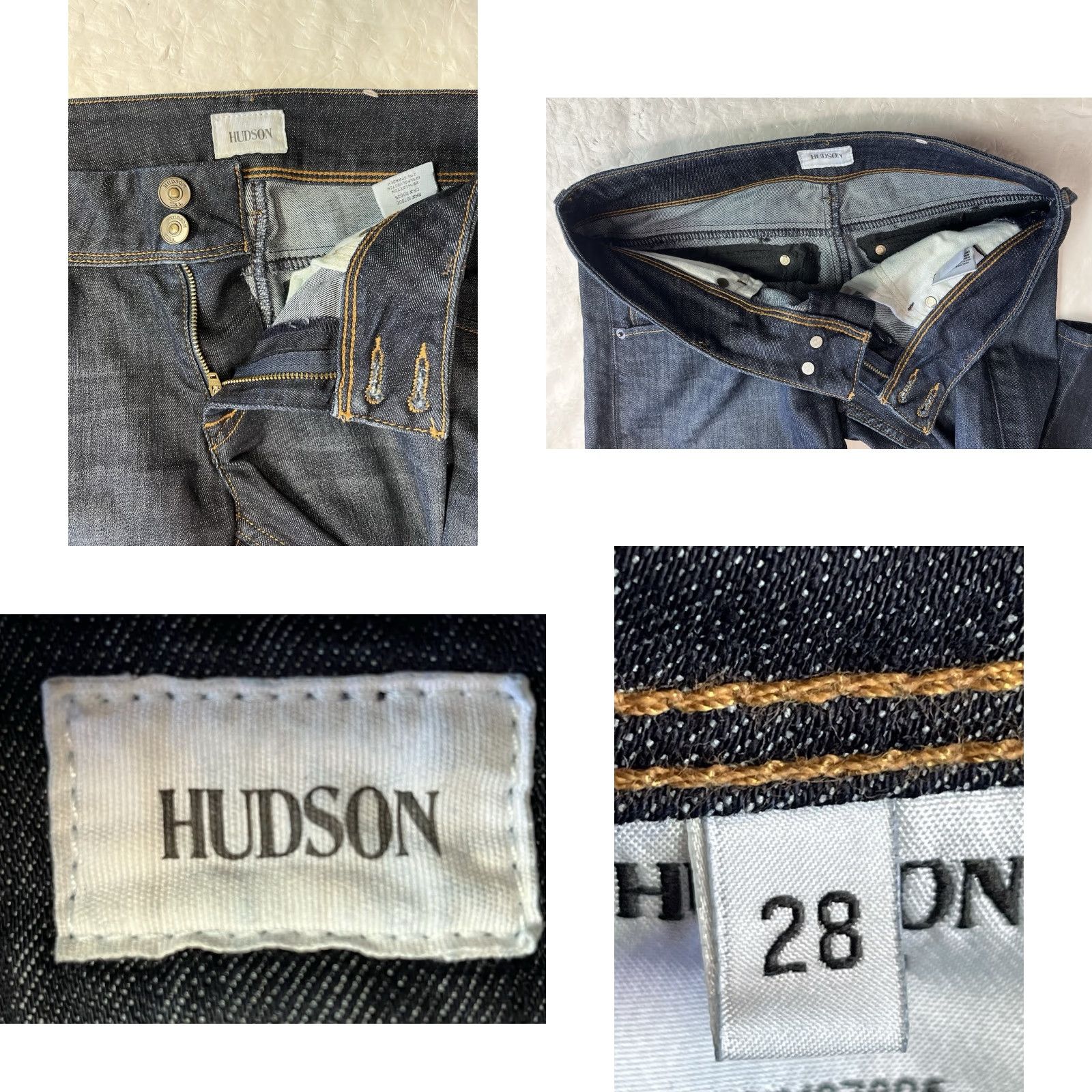 Hudson Hudson Jeans Women Collin Skinny Pocket Stretch See Pictures Size 28 Size 28" / US 6 / IT 42 - 8 Thumbnail