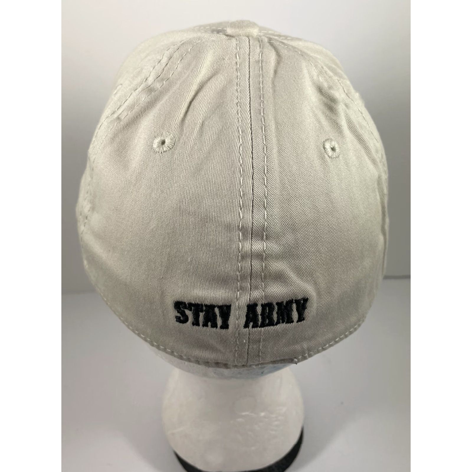 New Era New Era Army Baseball Cap Fitted Sz S/M Light Beige Embroidery Logo Unisex Adults Cap Size ONE SIZE - 4 Thumbnail