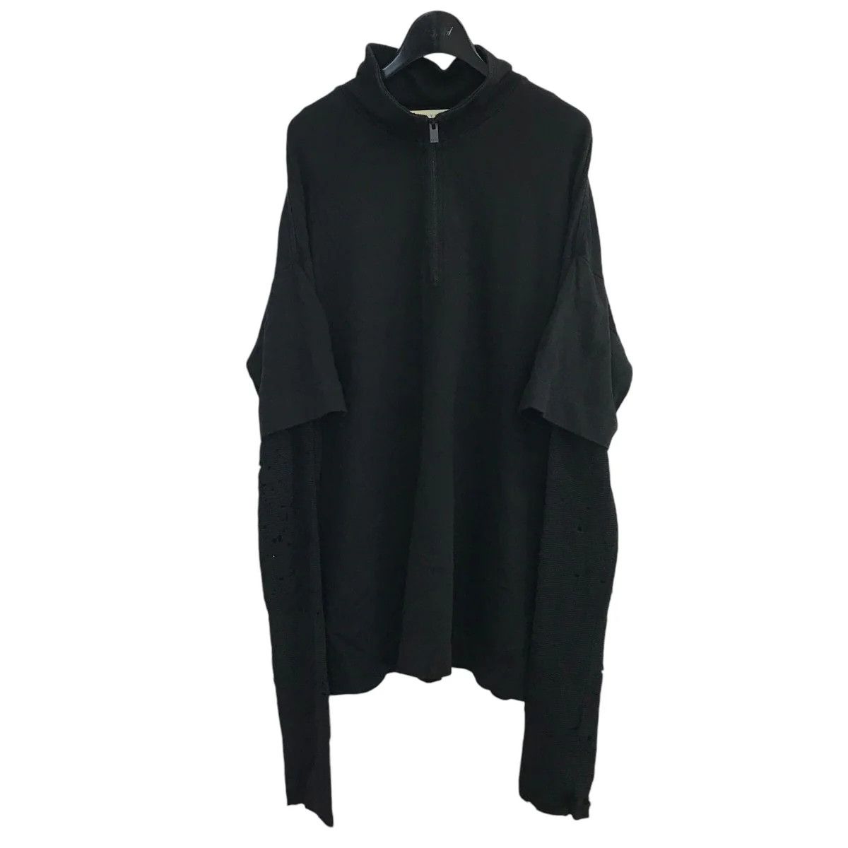 1017 ALYX 9SM Oversized Half Zip High Neck Layered Sweatshirt Size US L / EU 52-54 / 3 - 1 Thumbnail