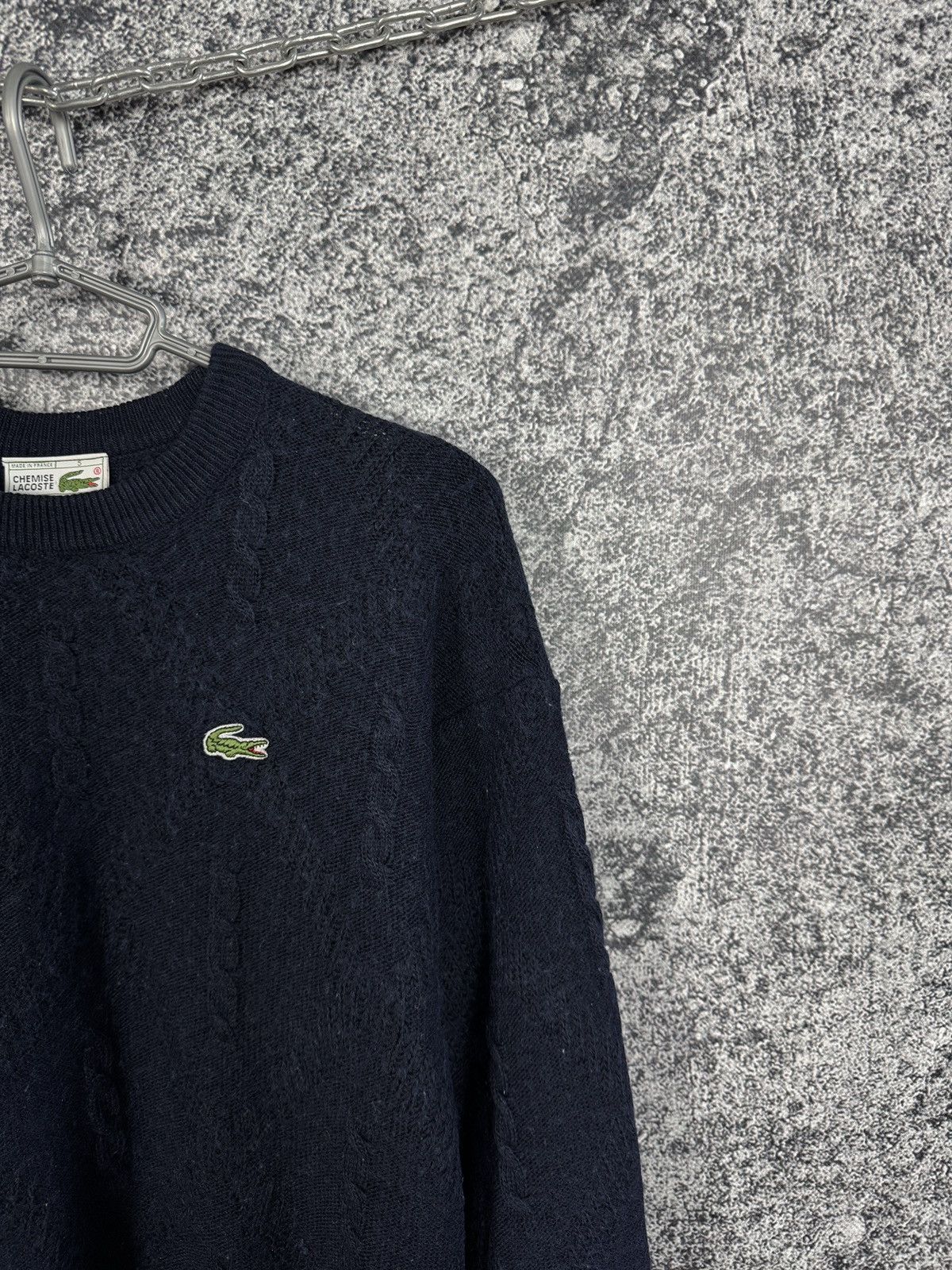 Lacoste Chemise Lacoste Vintage Wool Sweater Pullover Size 5 (Large) Size US L / EU 52-54 / 3 - 2 Thumbnail