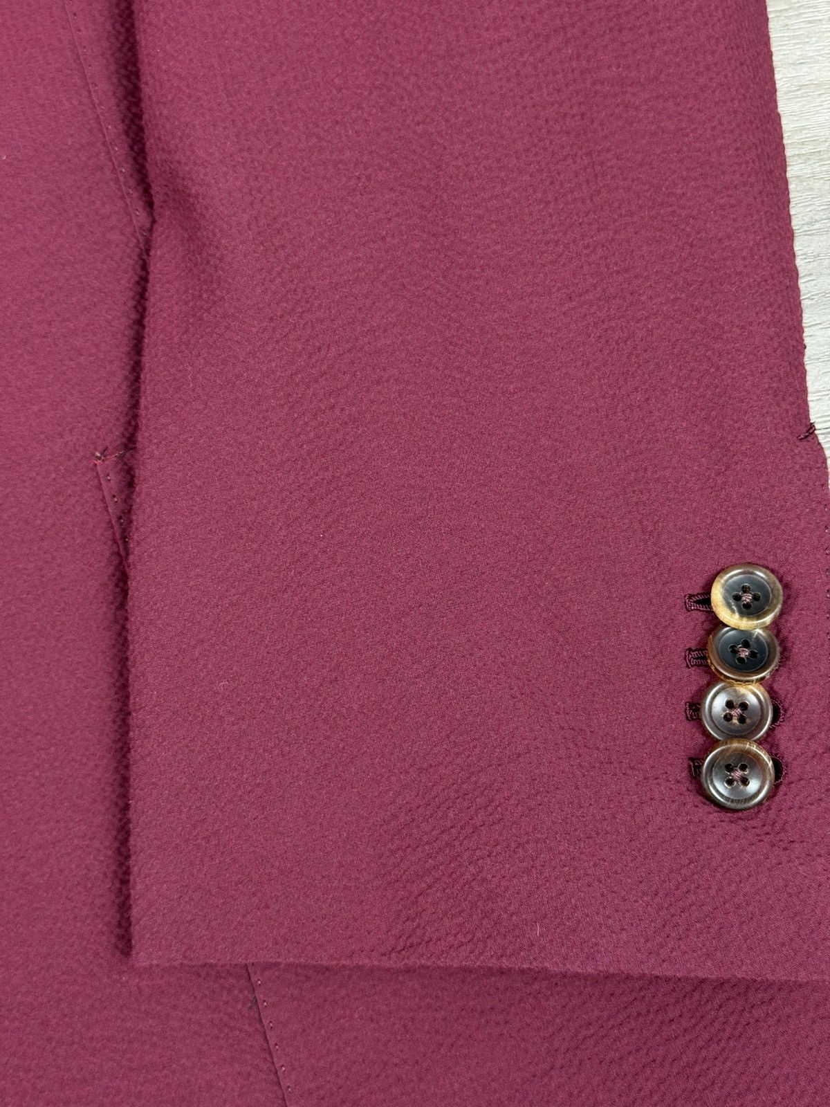 Ermenegildo Zegna Ermenegildo Zegna Napoli Couture Men’s Silk Blend Blazer Size 42S - 15 Thumbnail