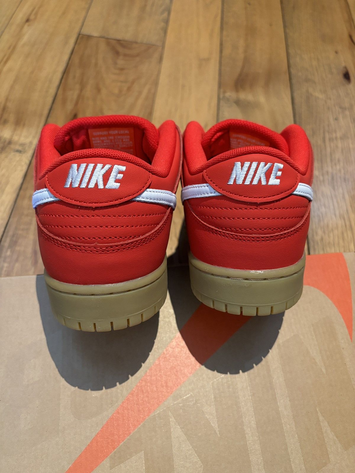 Nike Nike Dunk Low SB Orange Label Red Gum Size US 11 / EU 44 - 8 Thumbnail