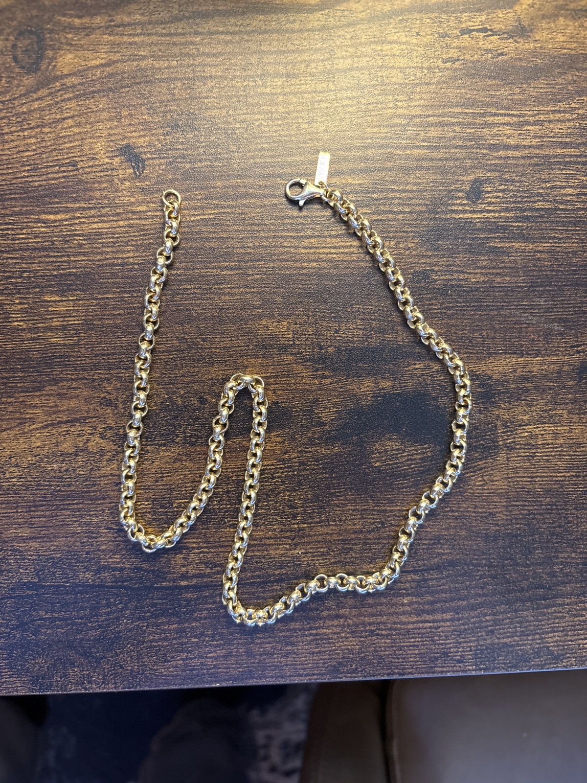 Other Gold Toned .925 Silver Belcher Chain 20in Size ONE SIZE - 2 Thumbnail