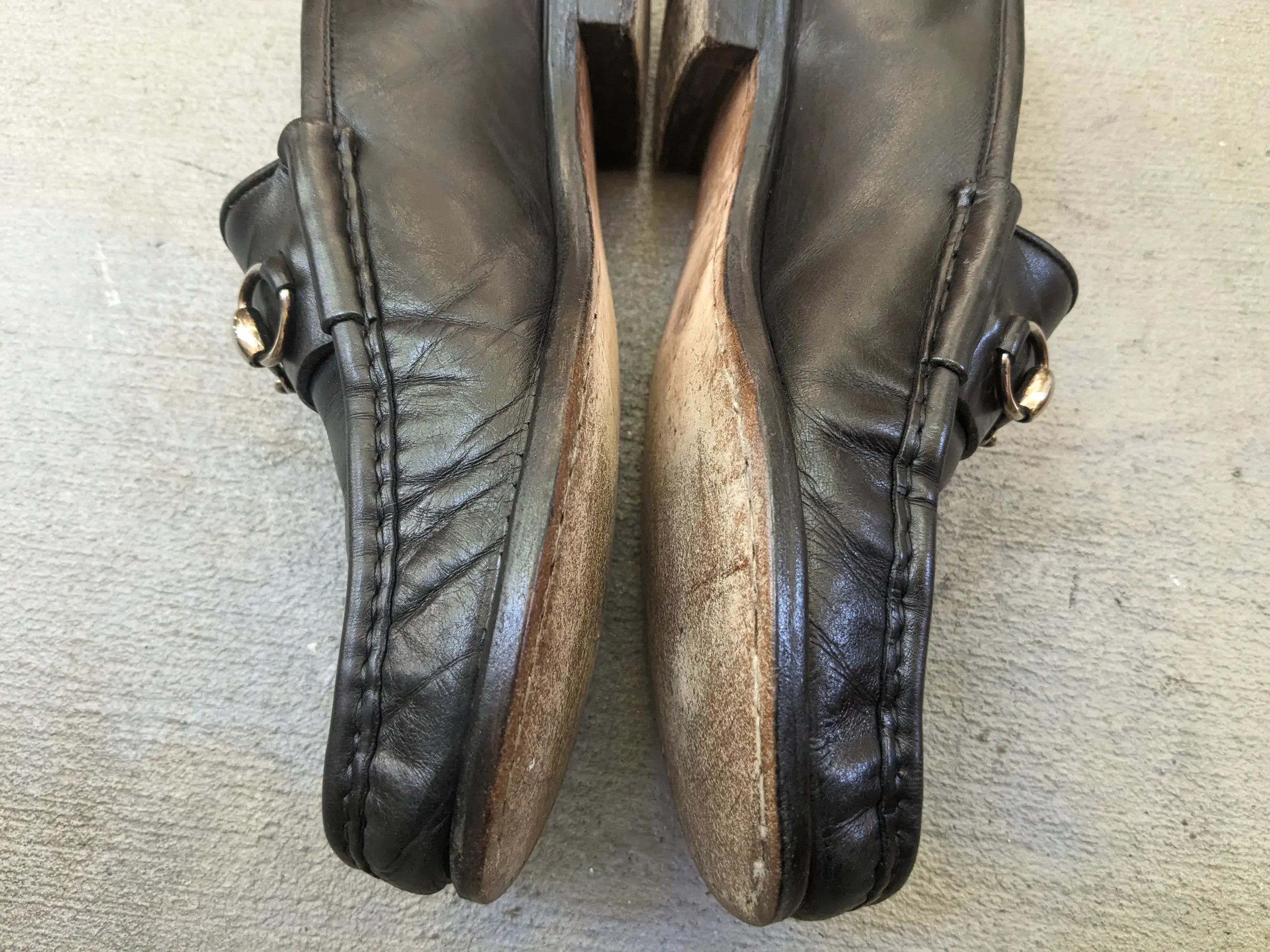 Gucci Gucci Horsebit Loafers Black 8 D Leather Snaffle Tom Ford Size US 8 / EU 41 - 9 Thumbnail