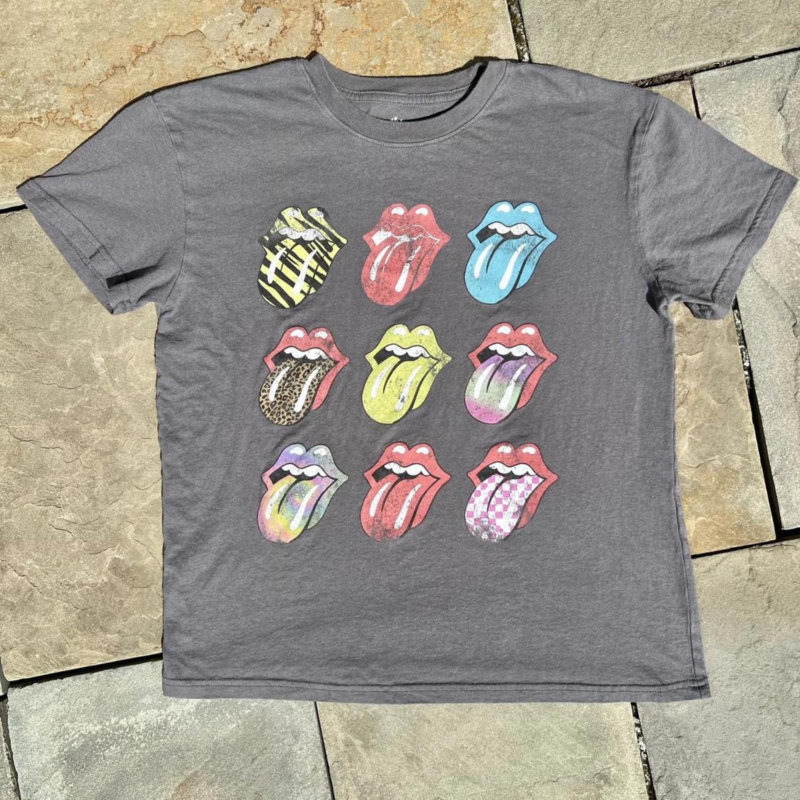 The Rolling Stones The Rolling Stones Multi Color Hot Lips Logo Band Tee Size M / US 6-8 / IT 42-44 - 1 Thumbnail
