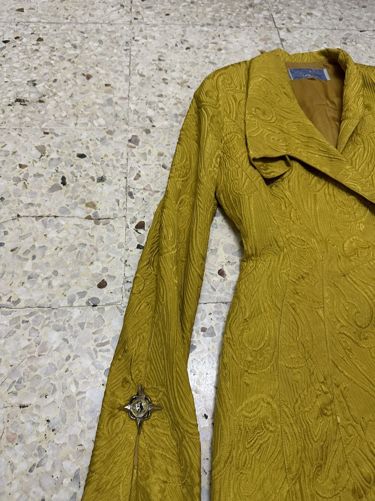 Thierry Mugler Iconic 80s Thierry Mugler Sculpted Jacket Crystal Ribbon 9AT Size M / US 6-8 / IT 42-44 - 5 Thumbnail