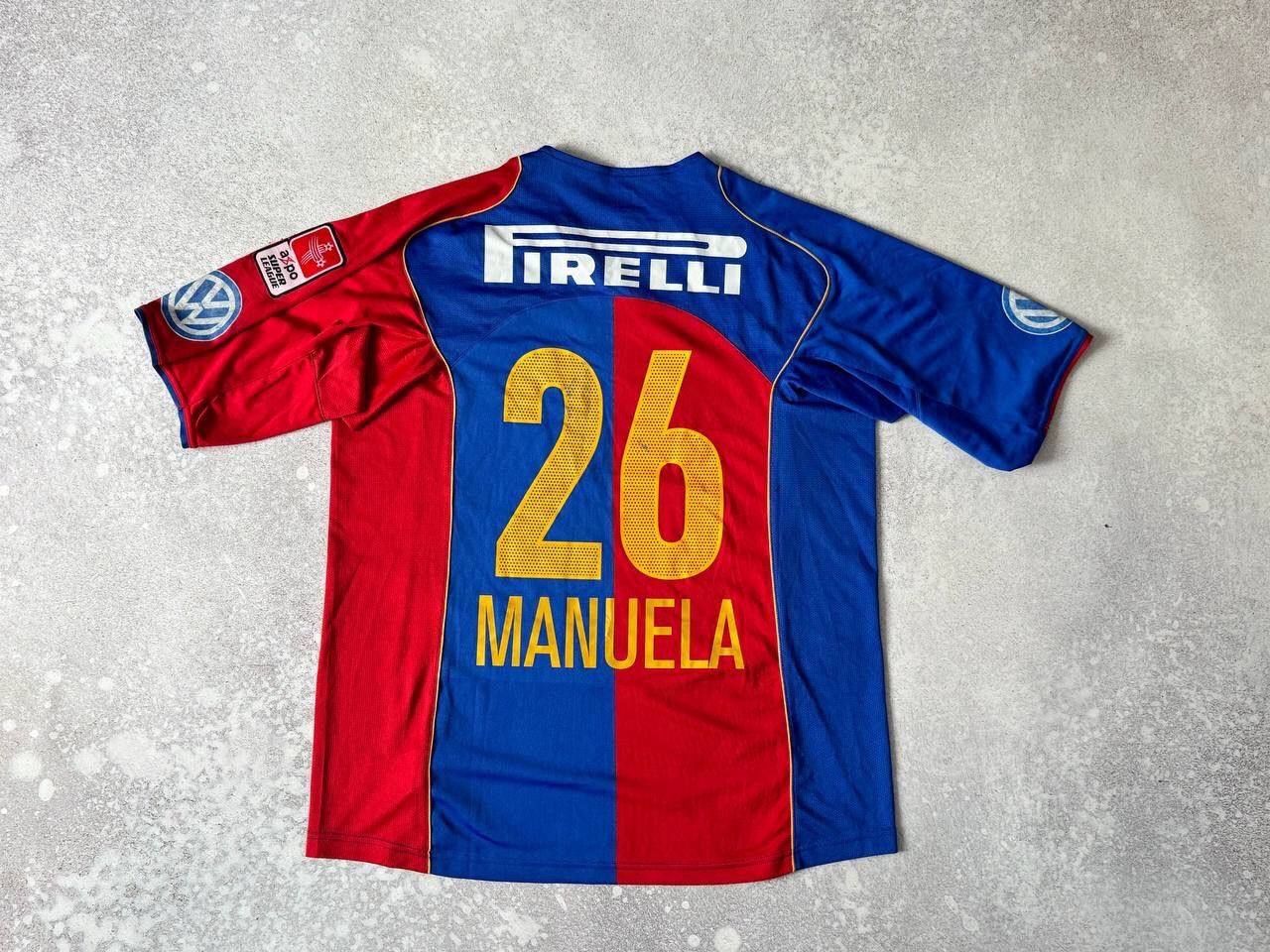 Nike × Vintage Vintage Nike F.C Basel Soccer Jersey T-shirt Big Logo Y2K Size US XL / EU 56 / 4 - 4 Thumbnail