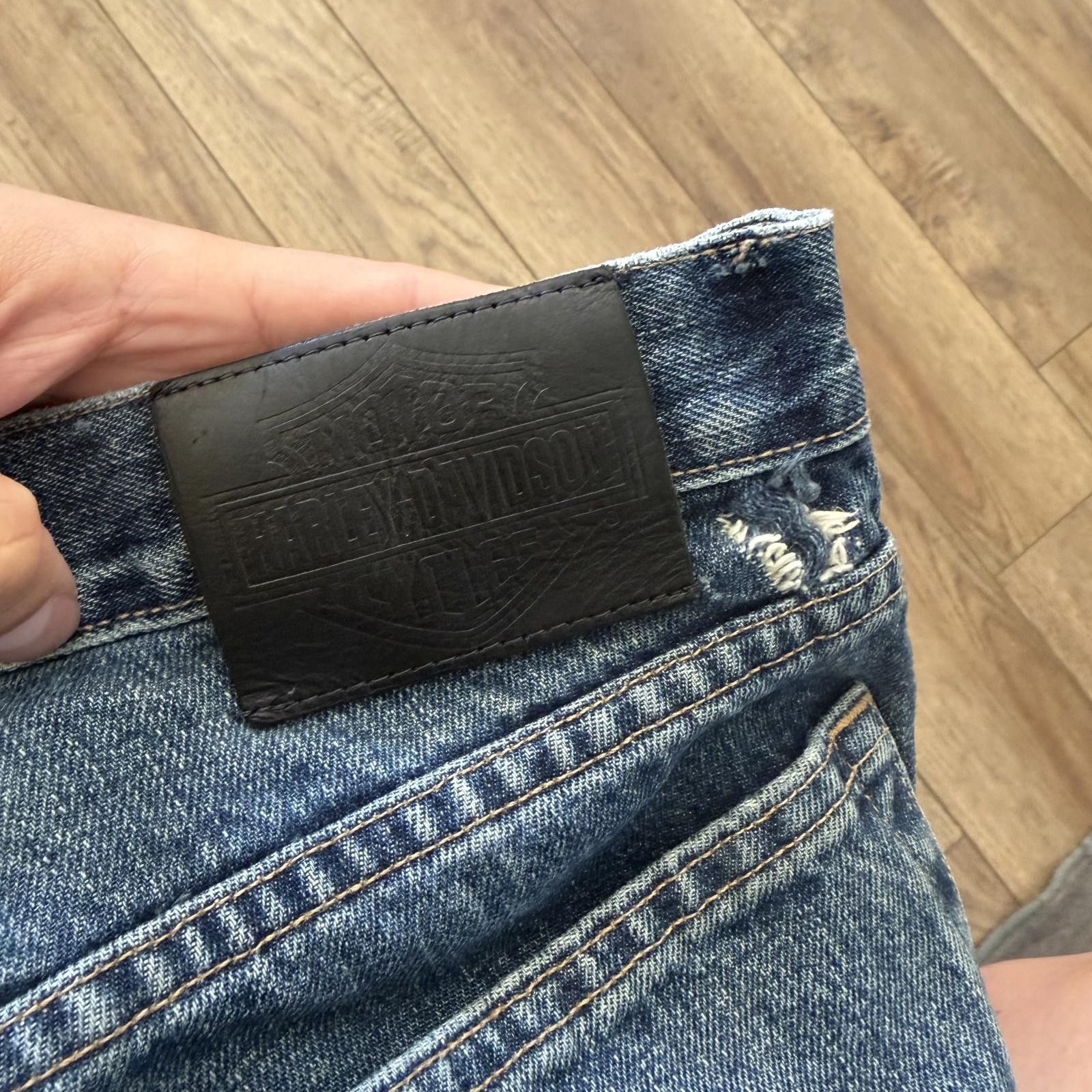 Harley Davidson Harley Davidson Boot Cut Jeans 33x34 Denim Y2K Size US 33 - 4 Thumbnail