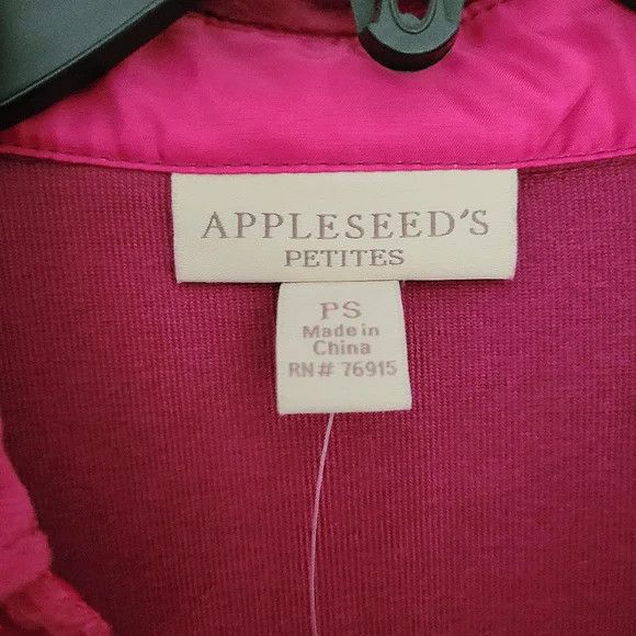 Other Appleseed's Petites Big Velour Magenta Shirt NWT Long Sleeve Size S / US 4 / IT 40 - 5 Thumbnail