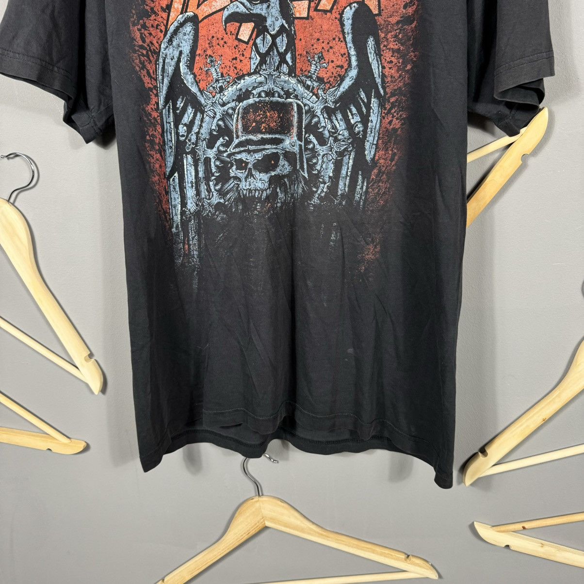 Band Tees Vintage 90s Slayer Eagle Band T-shirt Size US L / EU 52-54 / 3 - 3 Thumbnail