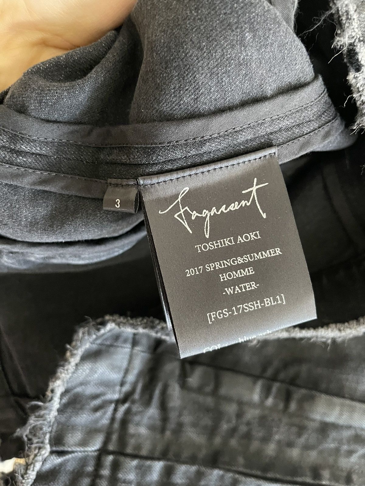 Fagassent Toshiki Aoki Black Denim Jacket Size US M / EU 48-50 / 2 - 3 Thumbnail