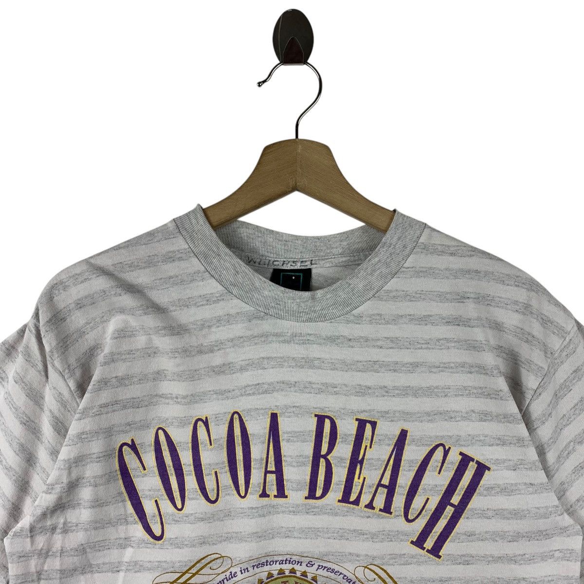 Vintage Vintage 90s COCOA BEACH hawaii big logo Surfing tee Size US L / EU 52-54 / 3 - 2 Thumbnail