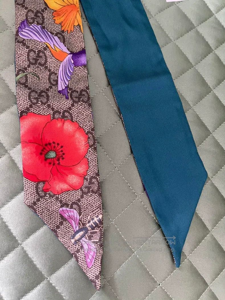 Gucci Gucci Mulberry silk scarf Size ONE SIZE - 8 Thumbnail