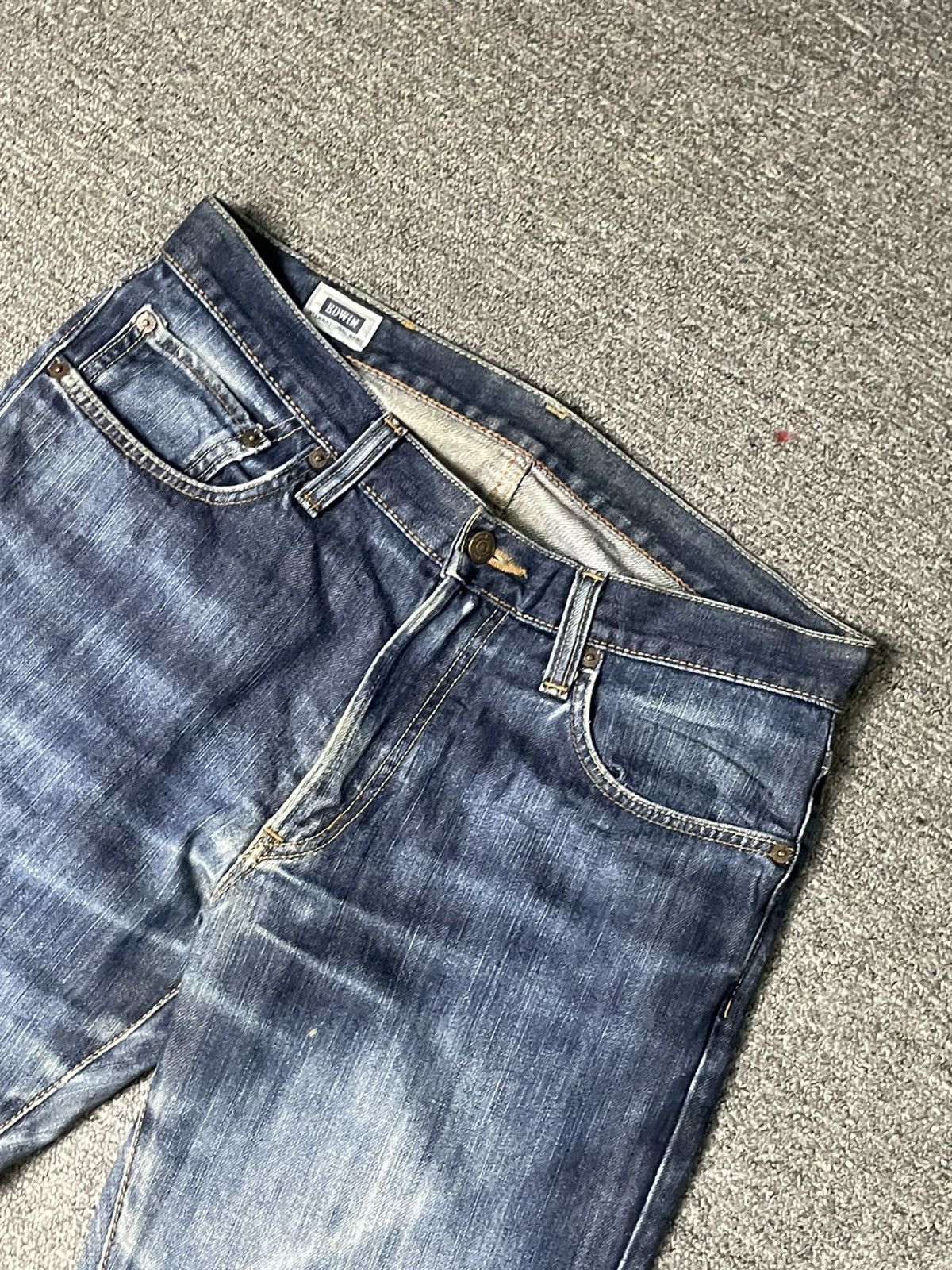 Edwin × Japanese Brand × Vintage Vintage EDWIN Straight Cut Jeans (84) Size US 34 / EU 50 - 2 Thumbnail