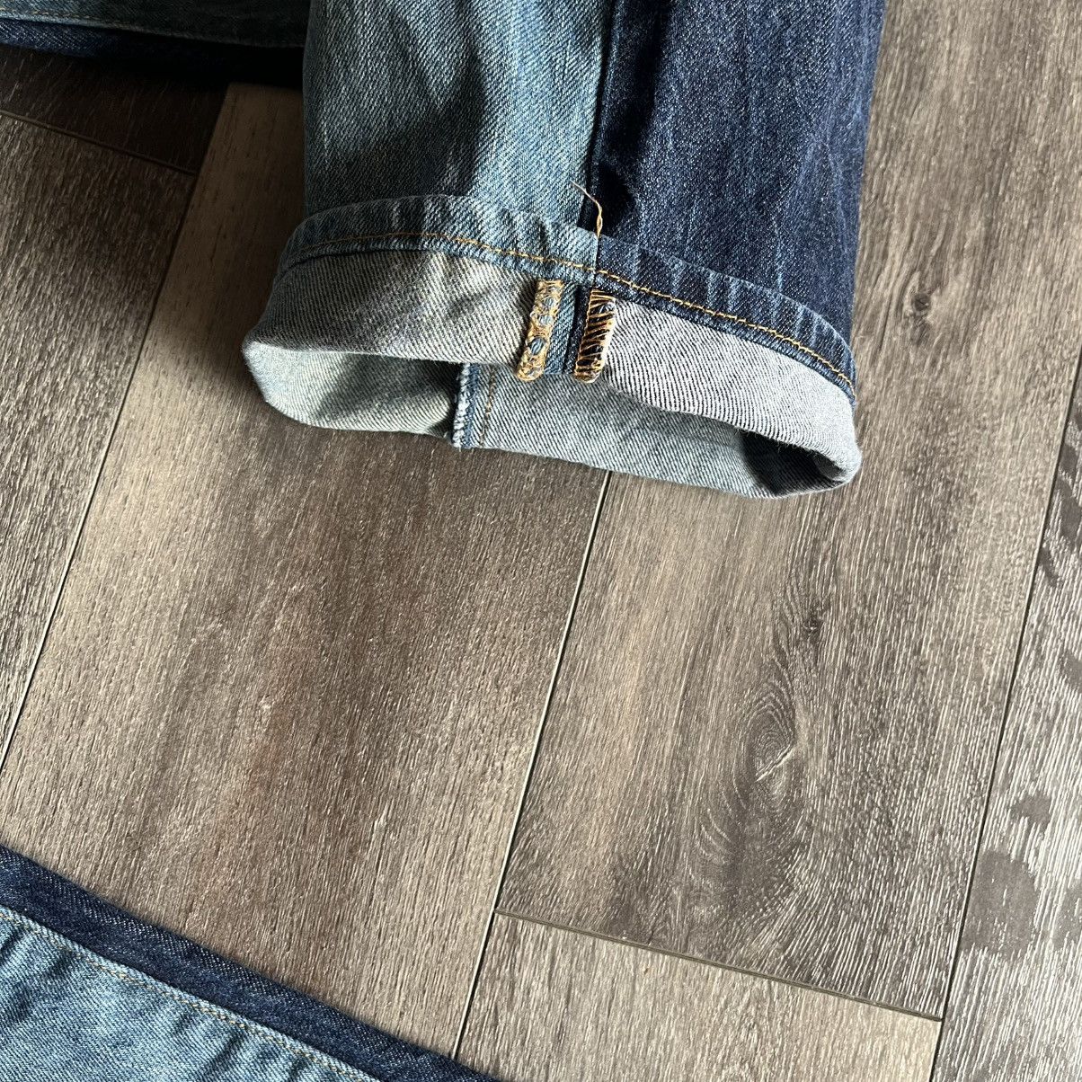 Vintage Vintage 2000s Azzure Two Tone Baggy Skater Denim Jeans 34x32 Size US 34 / EU 50 - 13 Thumbnail