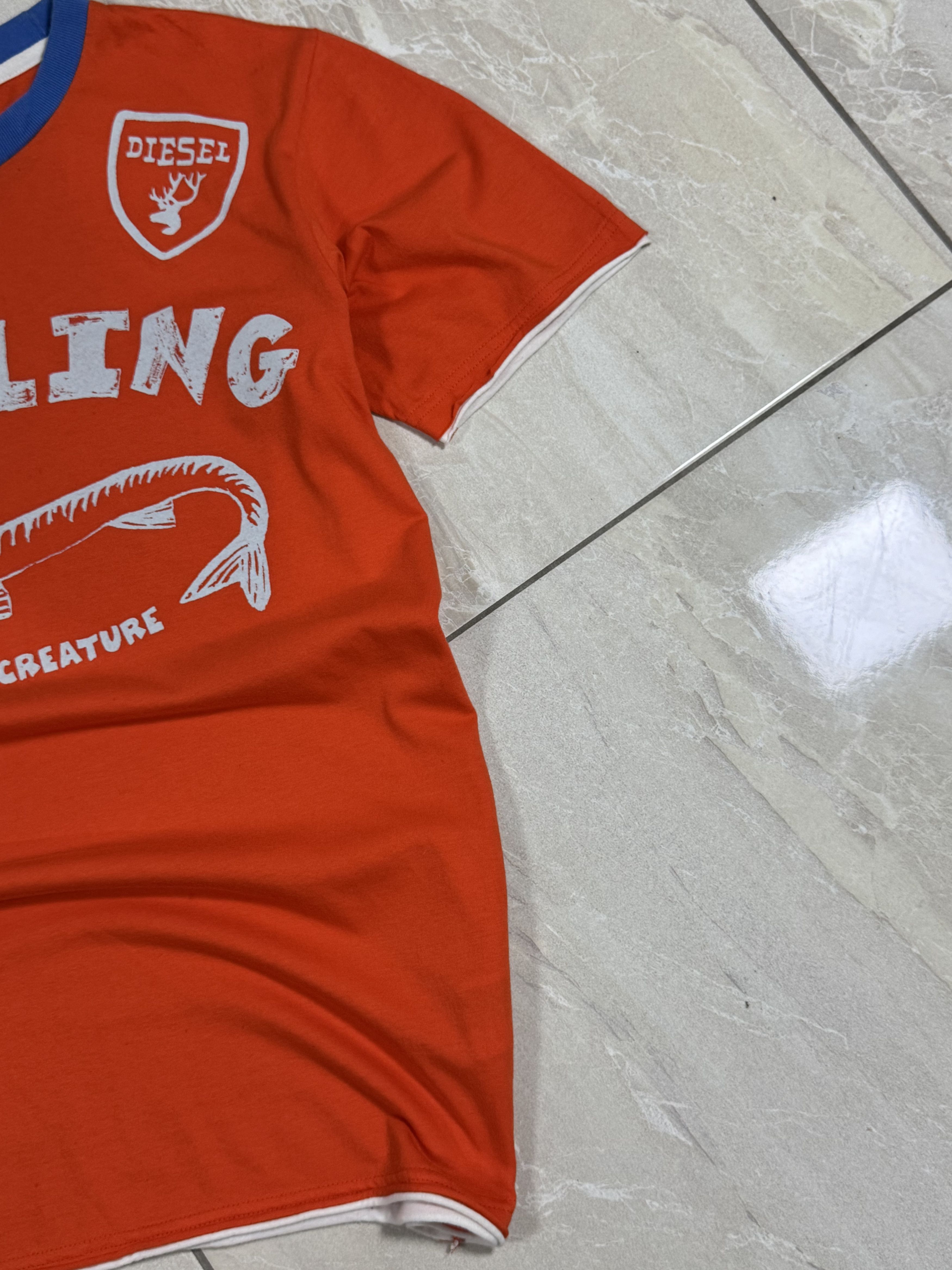 Diesel Vintage Tee Diesel BATTLING Fish - Size M Size US M / EU 48-50 / 2 - 4 Thumbnail