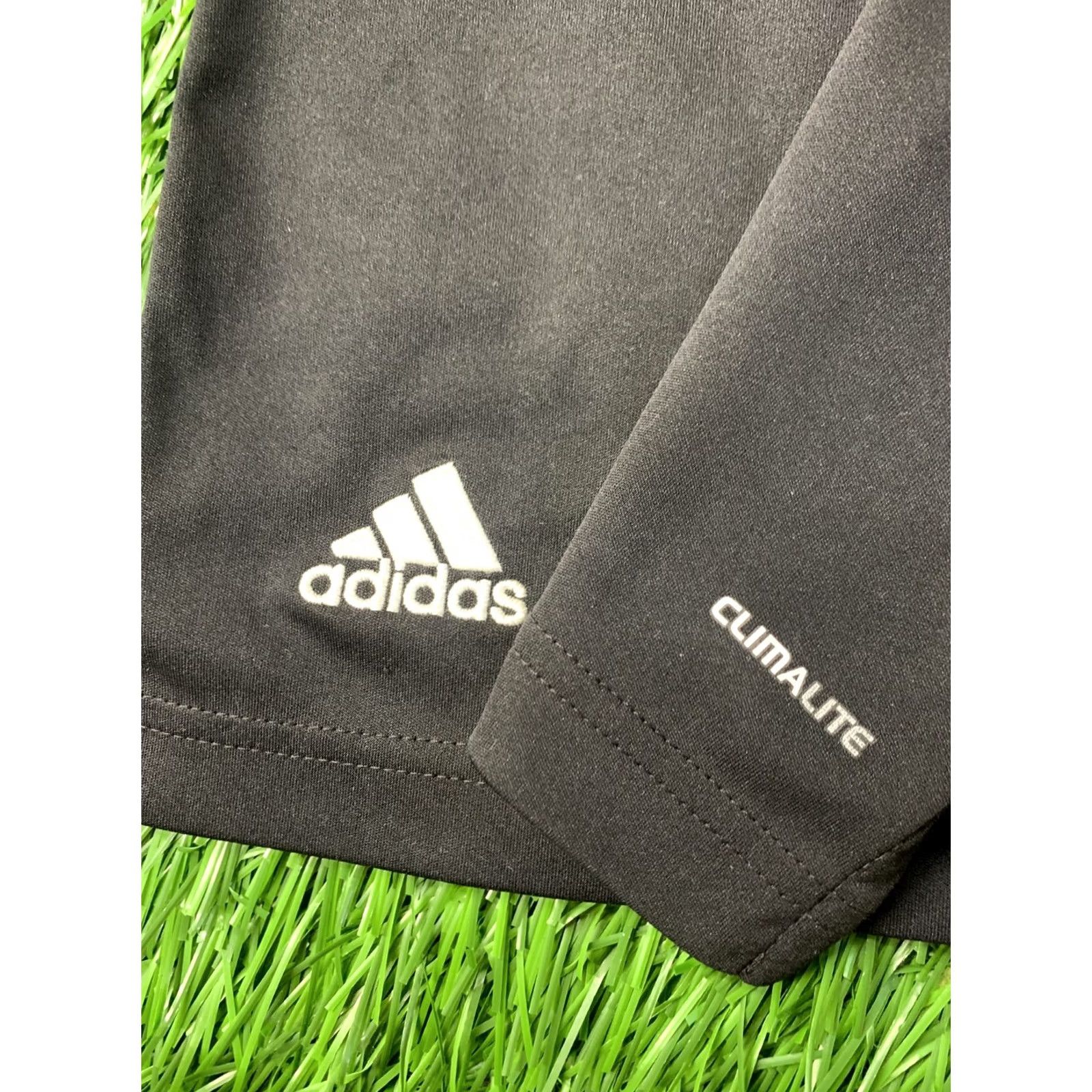 Adidas ADIDAS Adipure Football Shirt XL Mens Black and White 2009 Adidas Performance Football Shirt Jersey Short Sleeve Crew Neck 100% Polyester Size US XL / EU 56 / 4 - 4 Thumbnail