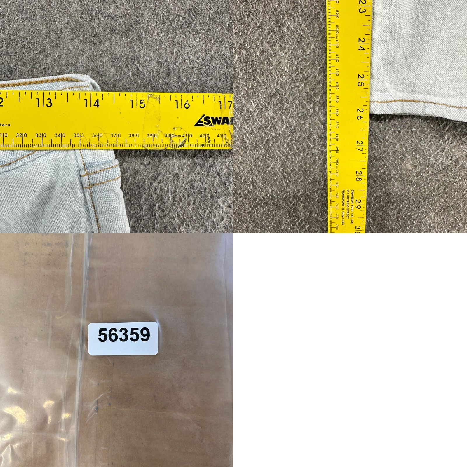 Levi's Levi's 501 Jeans Womens Straight 28 Blue Button Fly Light Wash 90s Distressed Regular Denim Navy? Size 28" / US 6 / IT 42 - 9 Thumbnail