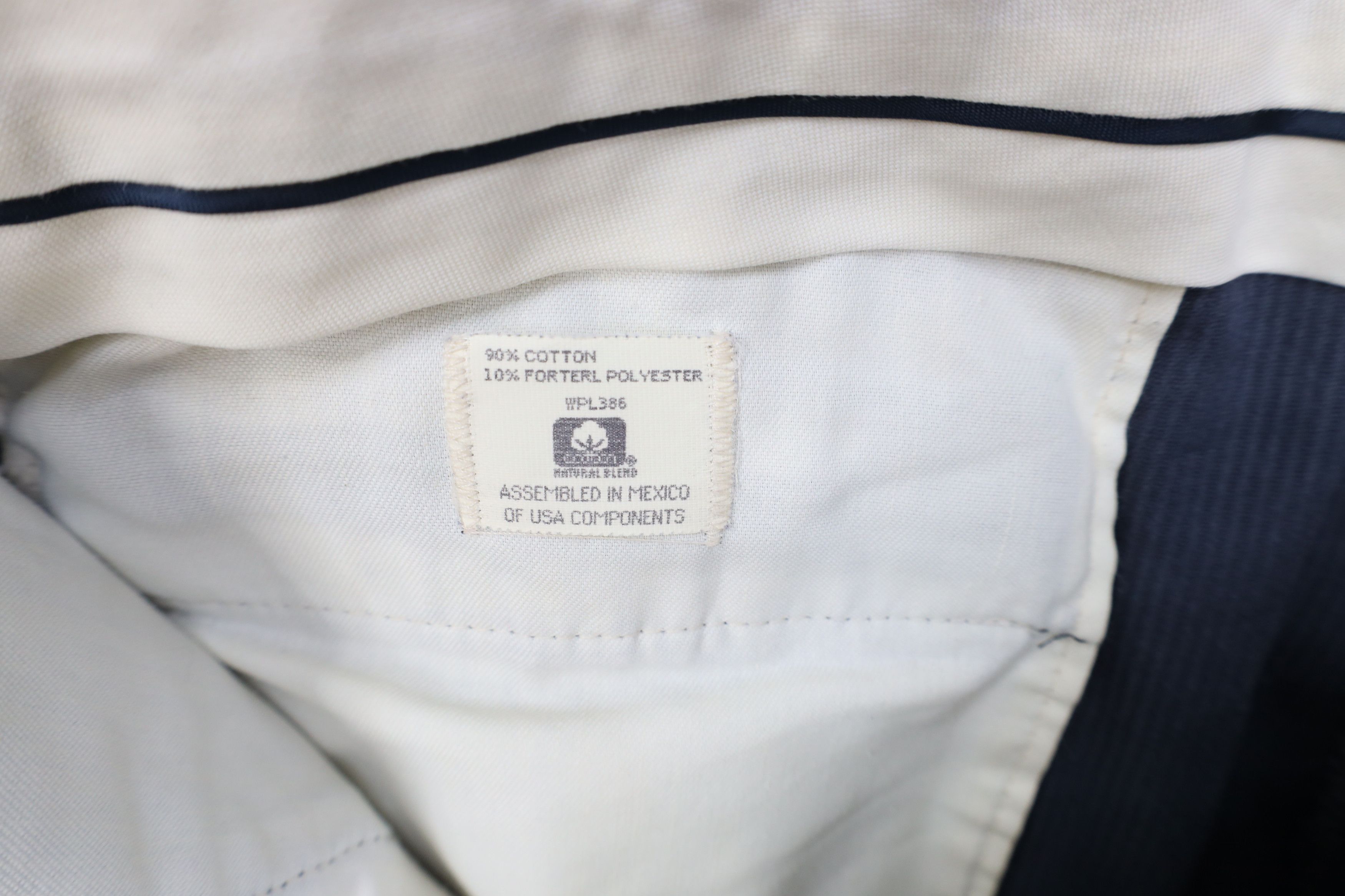 Vintage Vintage 70s Streetwear Wide Leg Chino Pants Blue USA Size US 42 / EU 58 - 8 Thumbnail