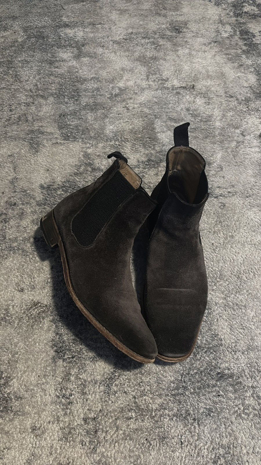 A.S.98 John Varvatos Brown Suede Chelsea Boots Size US 8.5 / EU 41-42 - 2 Thumbnail