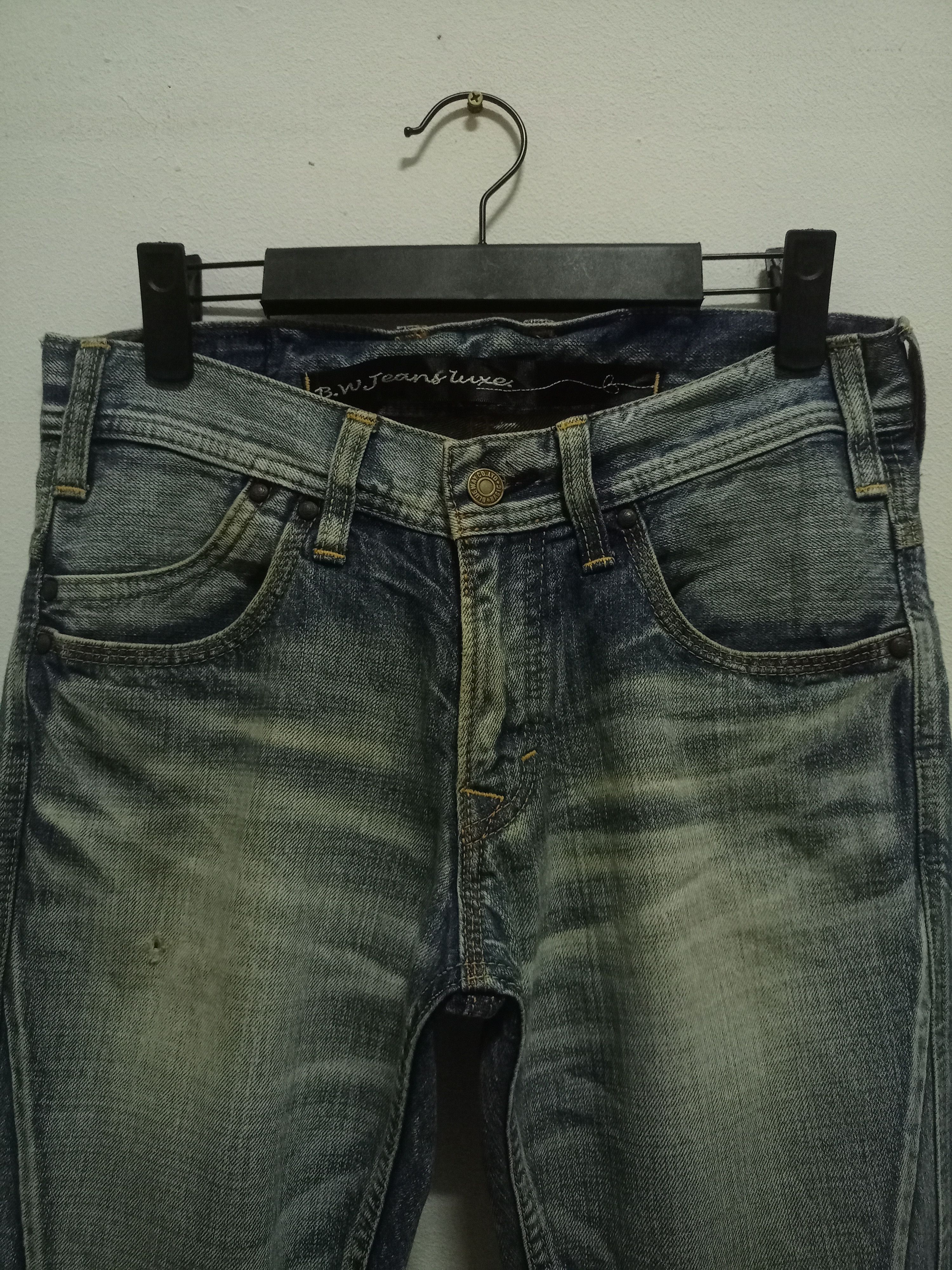Japanese Brand Vintage Japanese BLUE WAY Distressed Flare Jeans Size US 30 / EU 46 - 4 Thumbnail