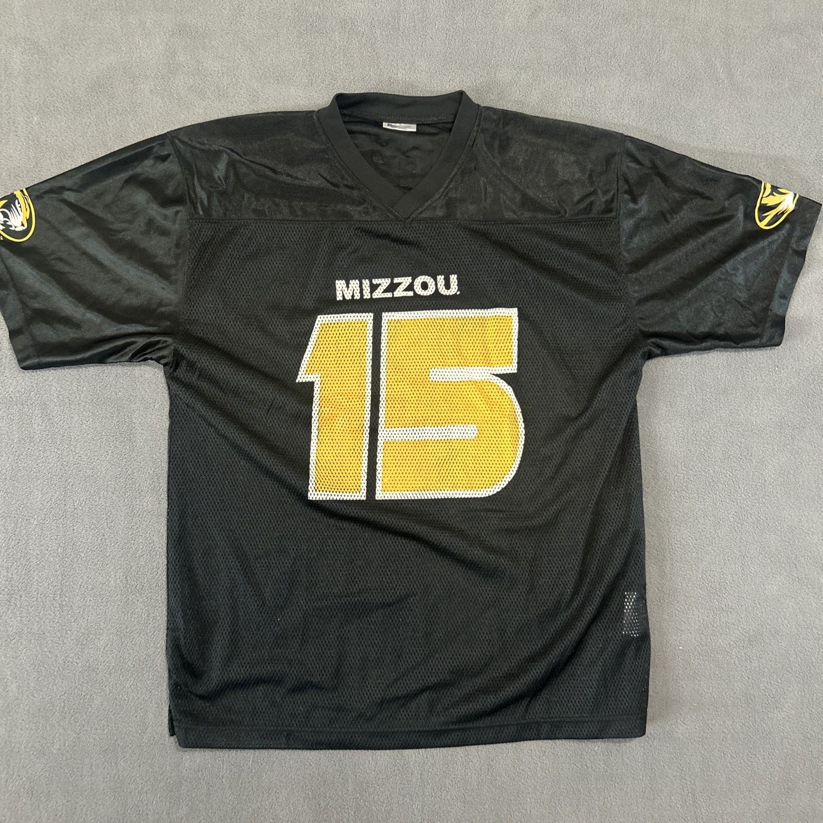 Pro Edge Vintage NCAA Missouri Tigers #15 Black Pro Edge Jersey L Size US L / EU 52-54 / 3 - 1 Thumbnail