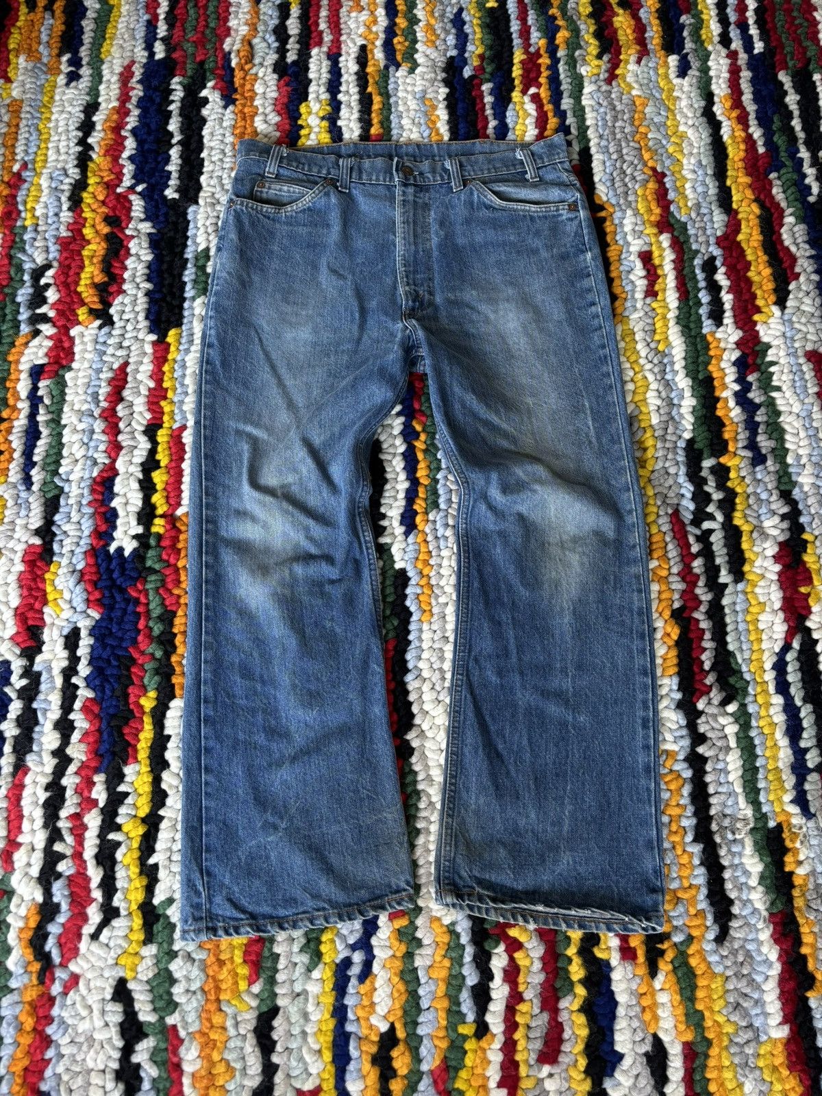 Levi's Vintage Clothing Vintage Levis Flared Orange Tab Denim Size US 36 / EU 52 - 1 Thumbnail
