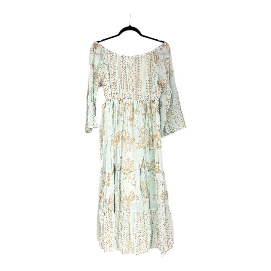 Other Boho Off-Shoulder Maxi Dress One Size S-L Size ONE SIZE - 3 Thumbnail