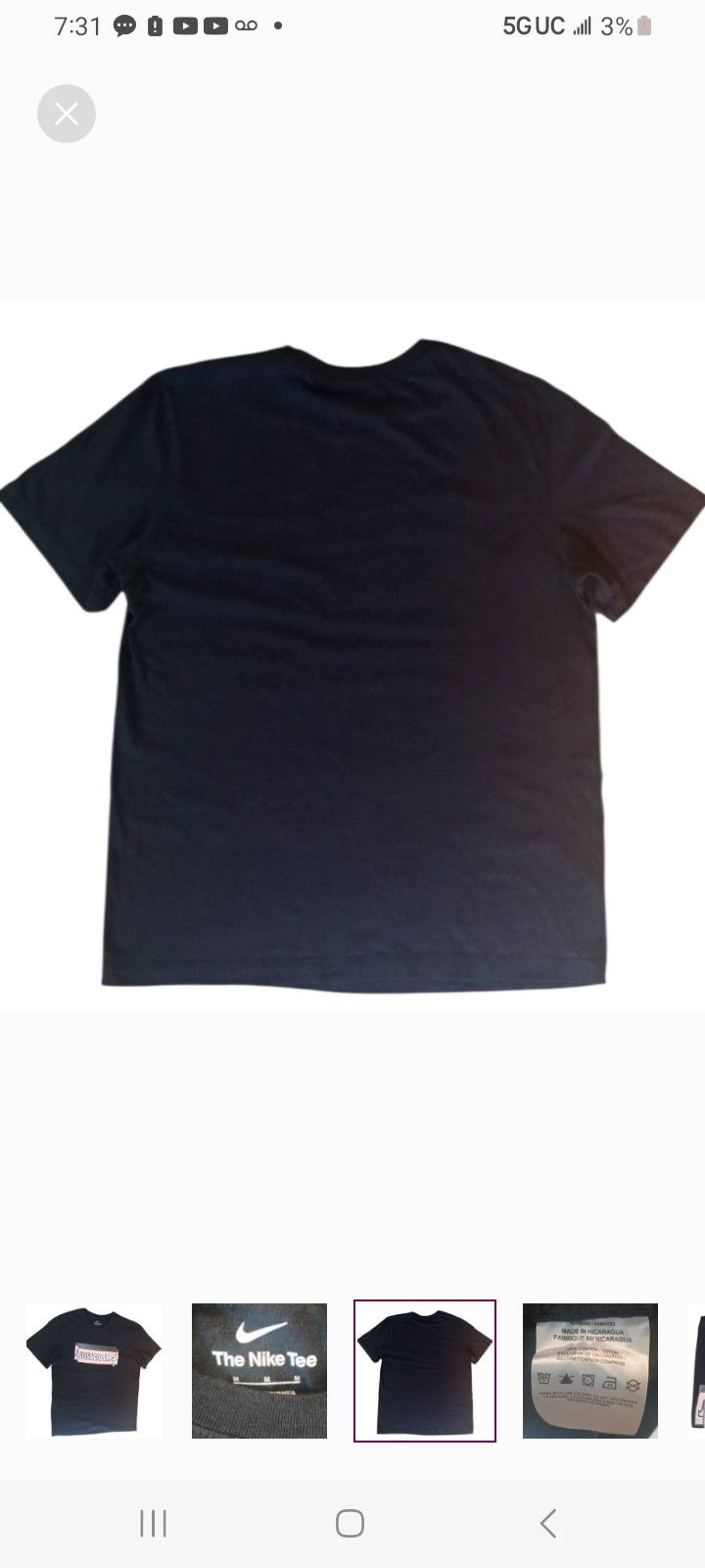 Nike Nike Just Do It T-Shirt Size US M / EU 48-50 / 2 - 3 Thumbnail